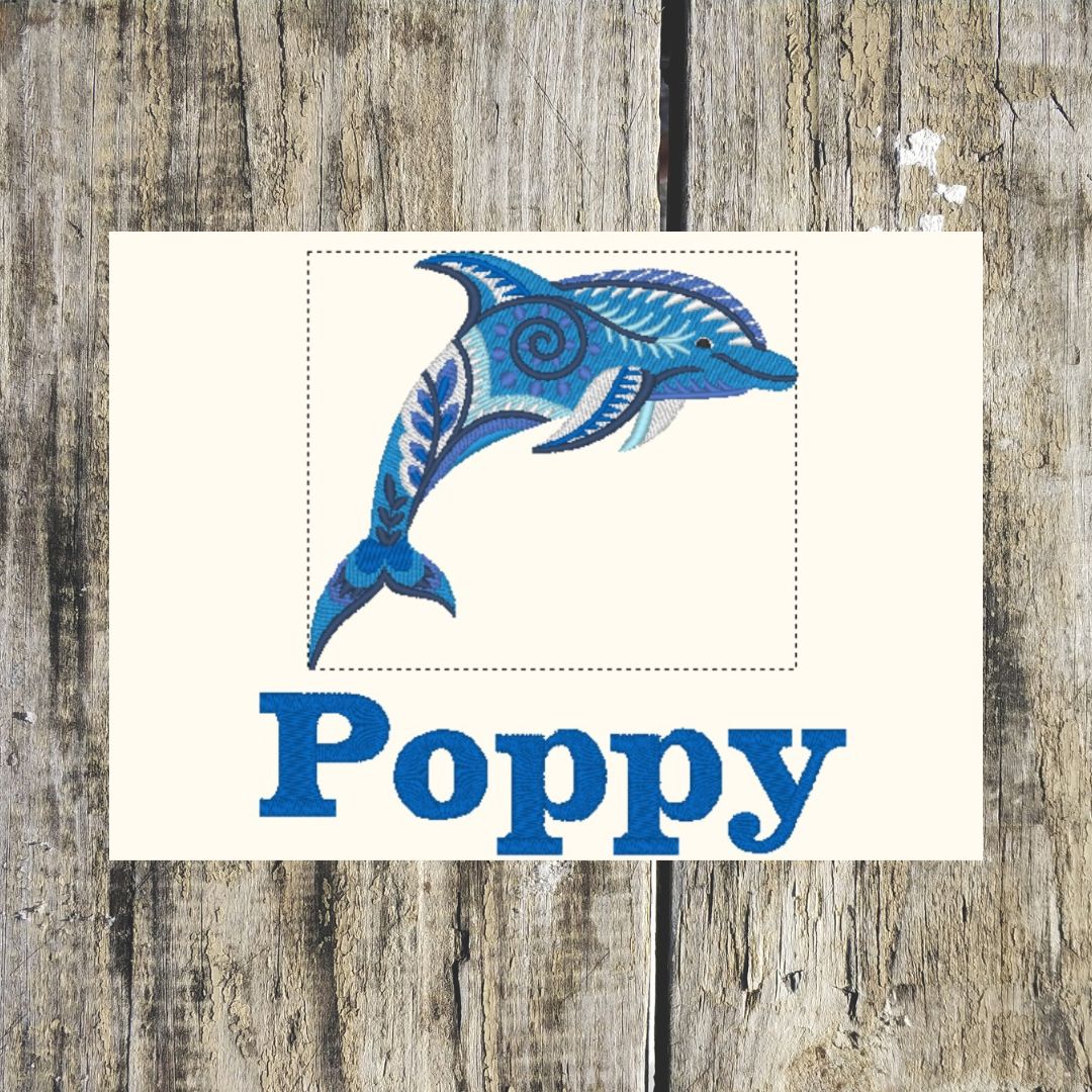 Funky Dolphin Personalised Towels