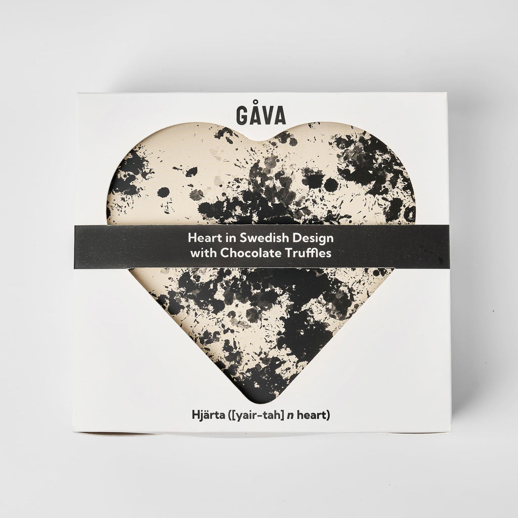 Heart Shaped Tin with Swedish Sweets and Chocolates