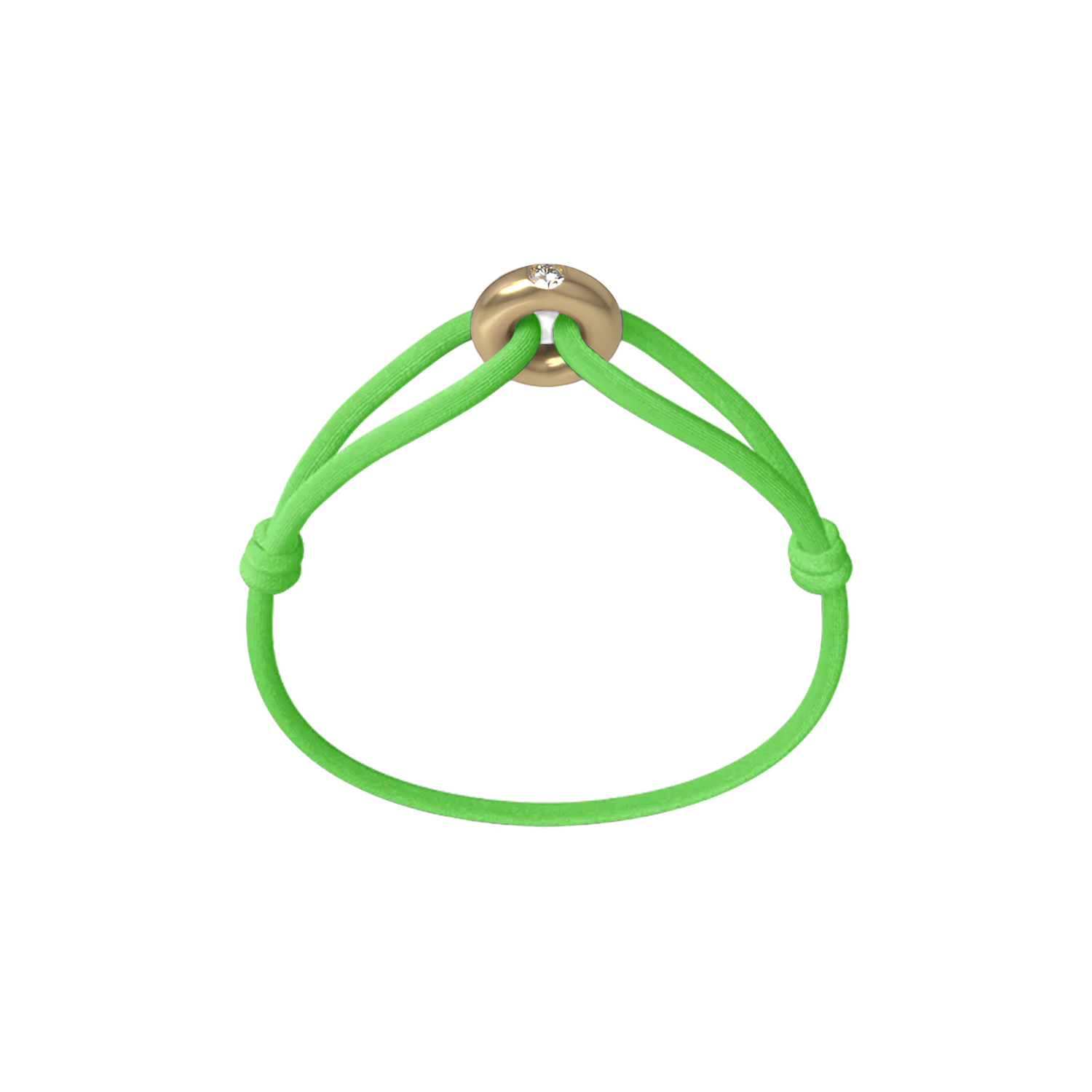 Golden Diamond Cord Bracelet