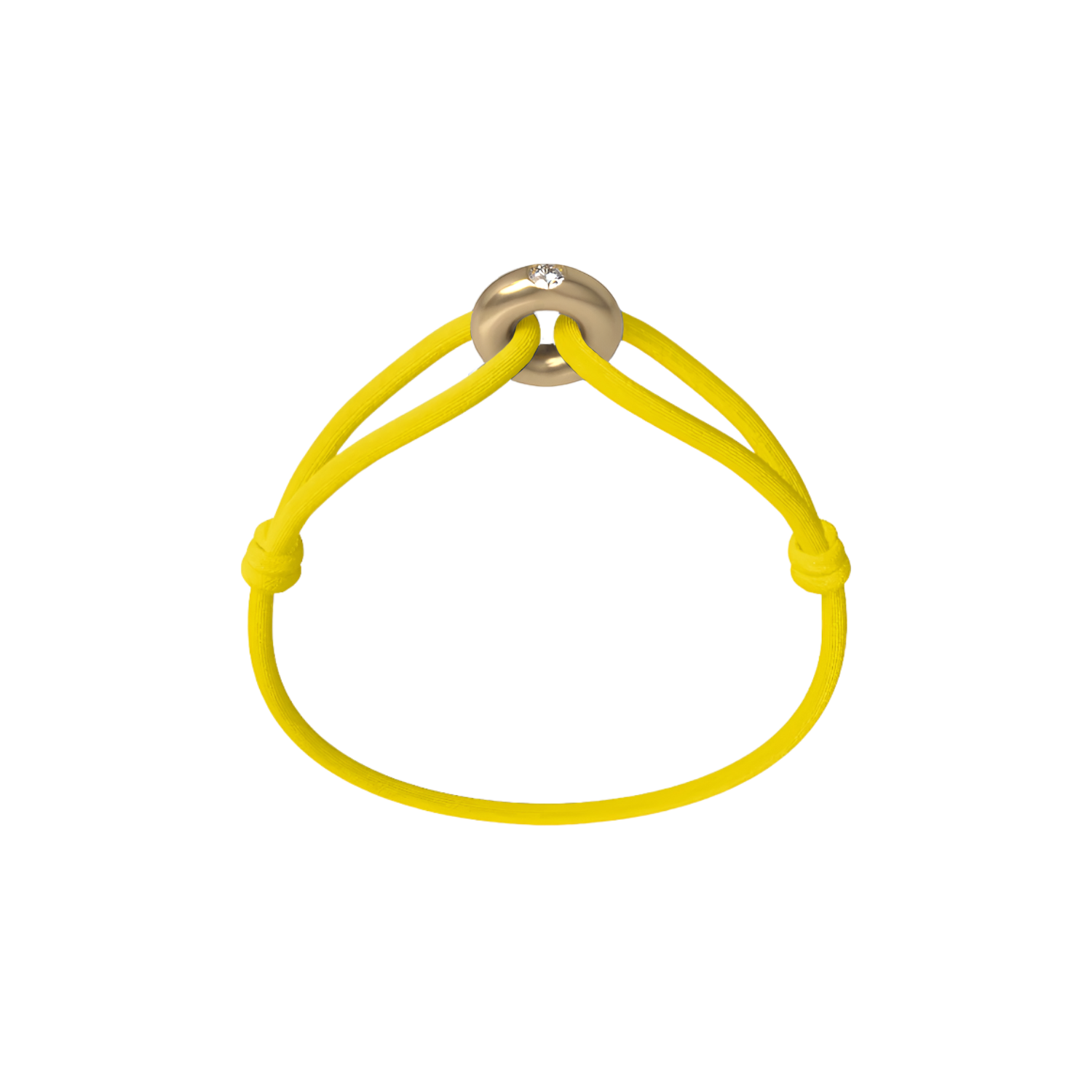 Golden Diamond Cord Bracelet