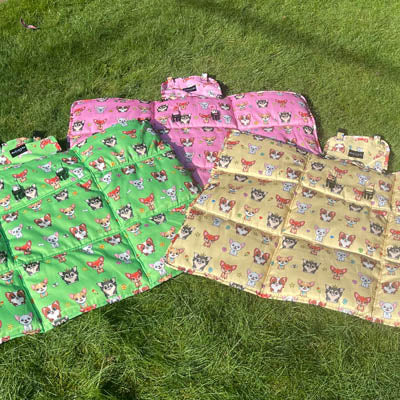 Golden Sands Padded Chihuahua Print Travel Mat