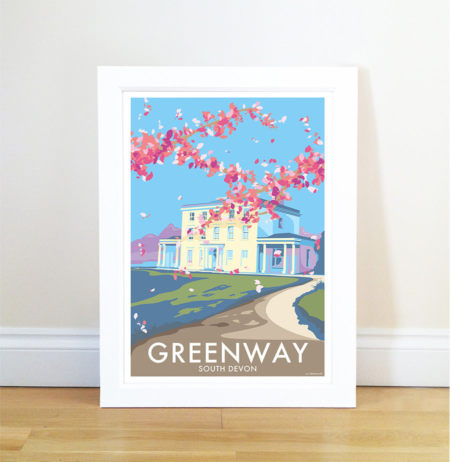 Greenway House Travel Poster Print