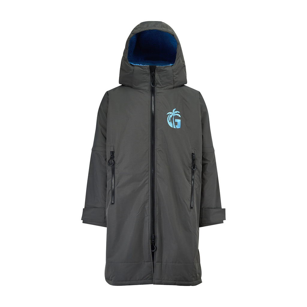 Sports Cape Charcoal and Blue