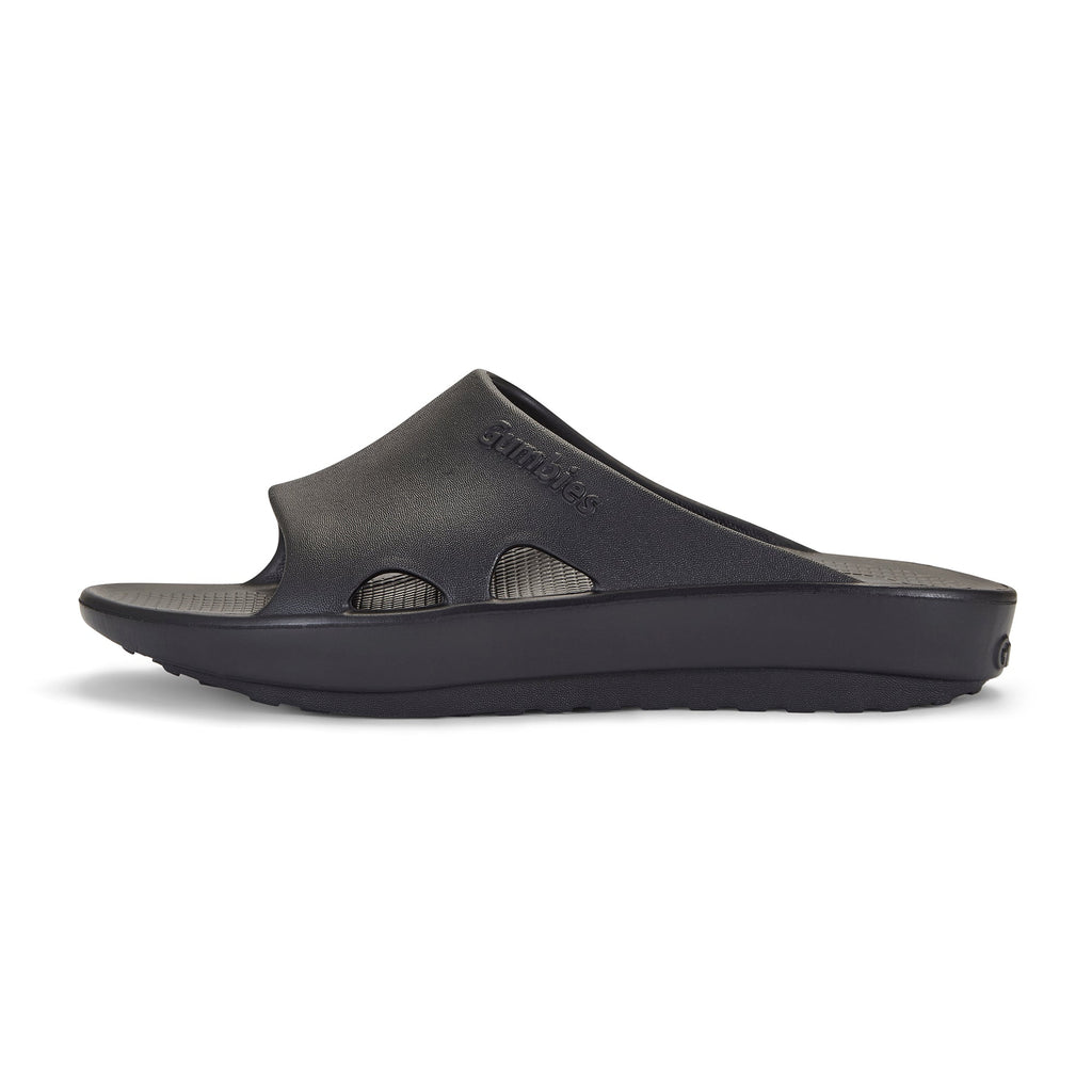 Black Slider Sandals for Men