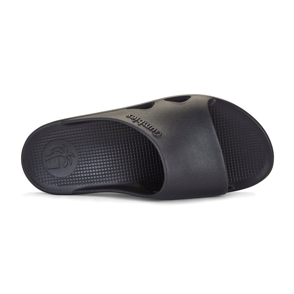Women's Black Spa Slider Sandals