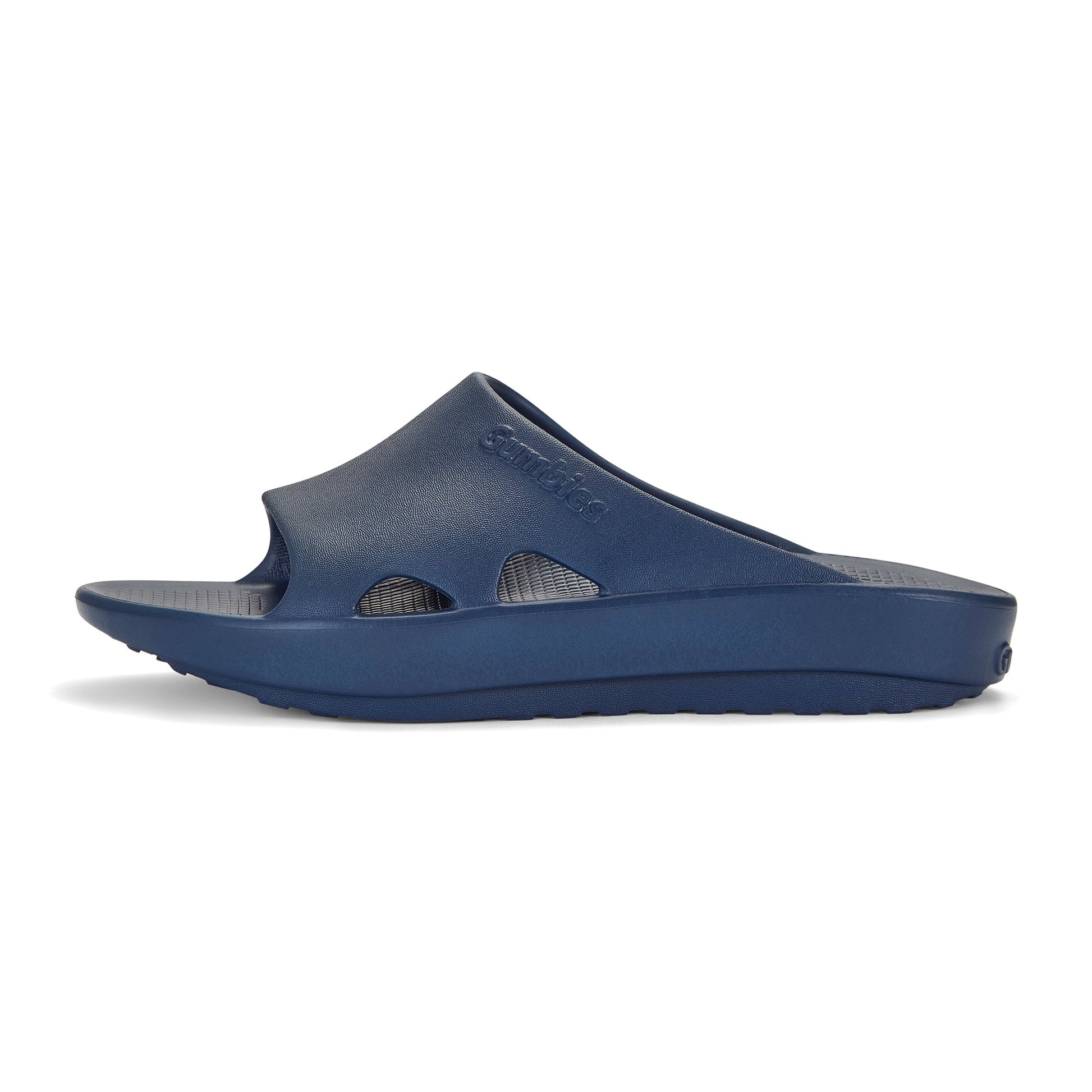 Women's French Navy Slider Sandals