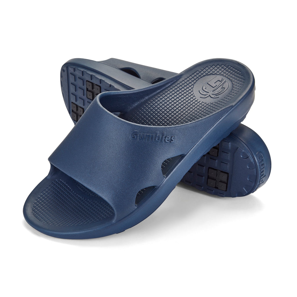 French Navy Slider Sandals for Men