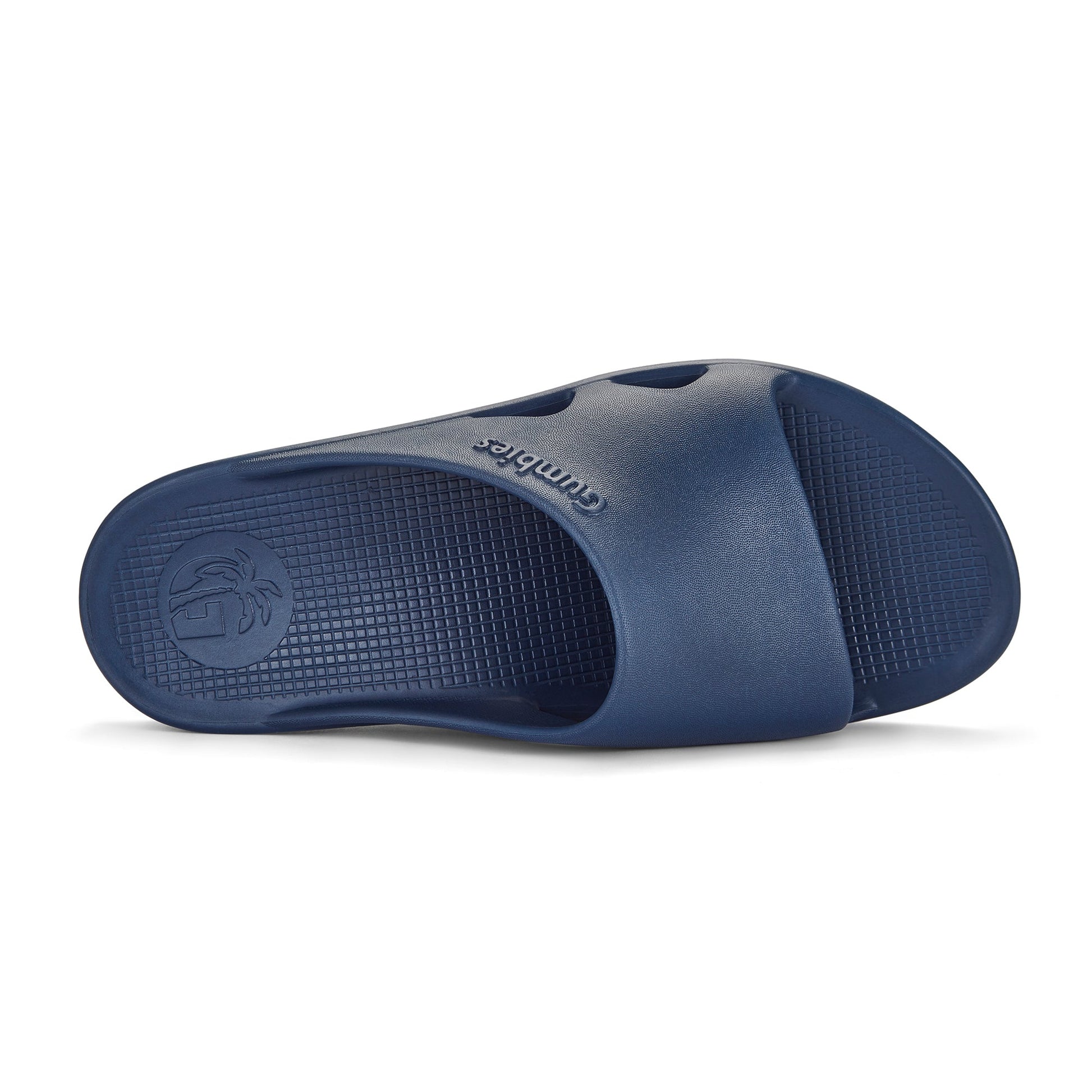 Women's French Navy Slider Sandals