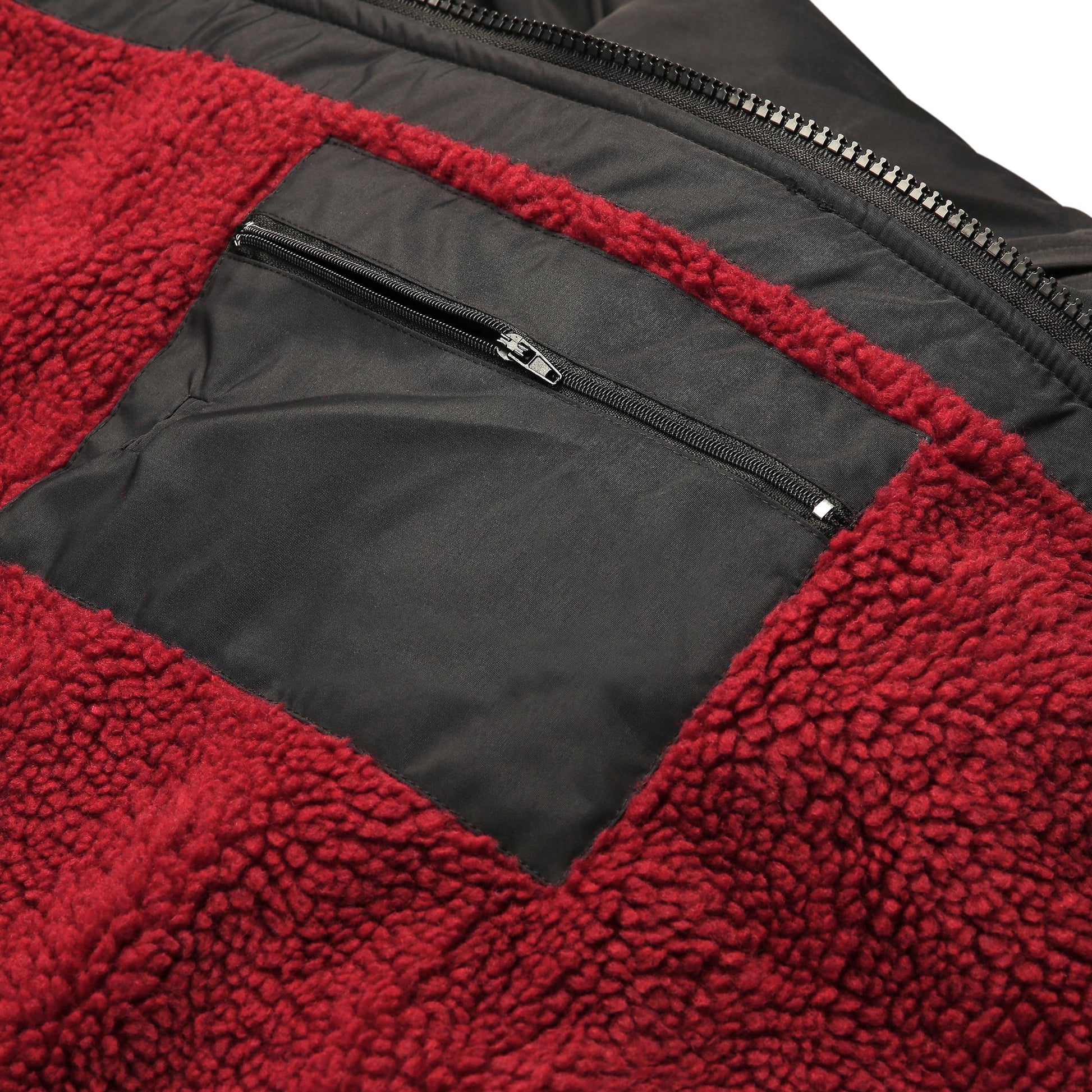 Sports Cape Black and Burgundy