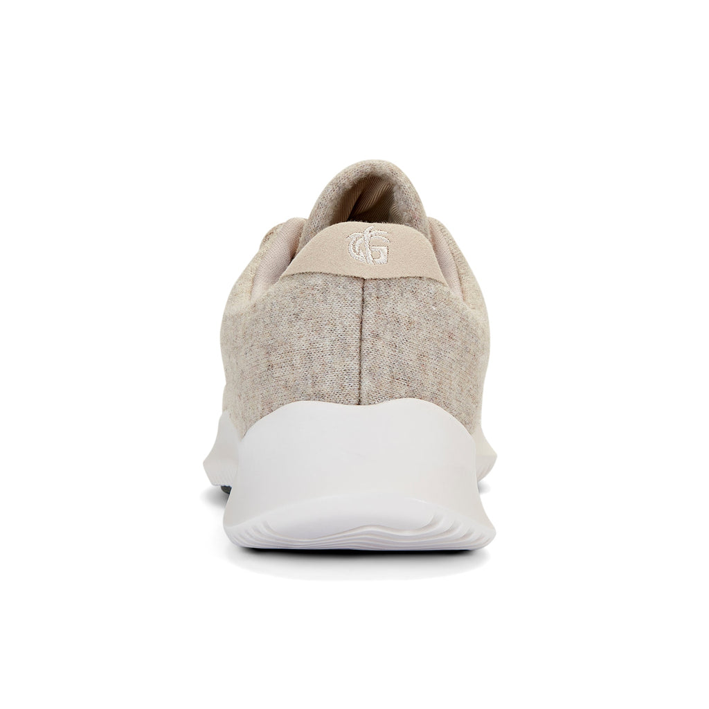 Oatmeal Wool Sneakers for Women