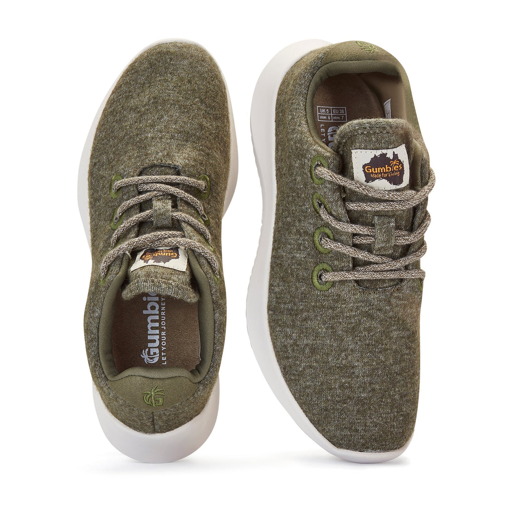 Moss Wool Sneakers for Women