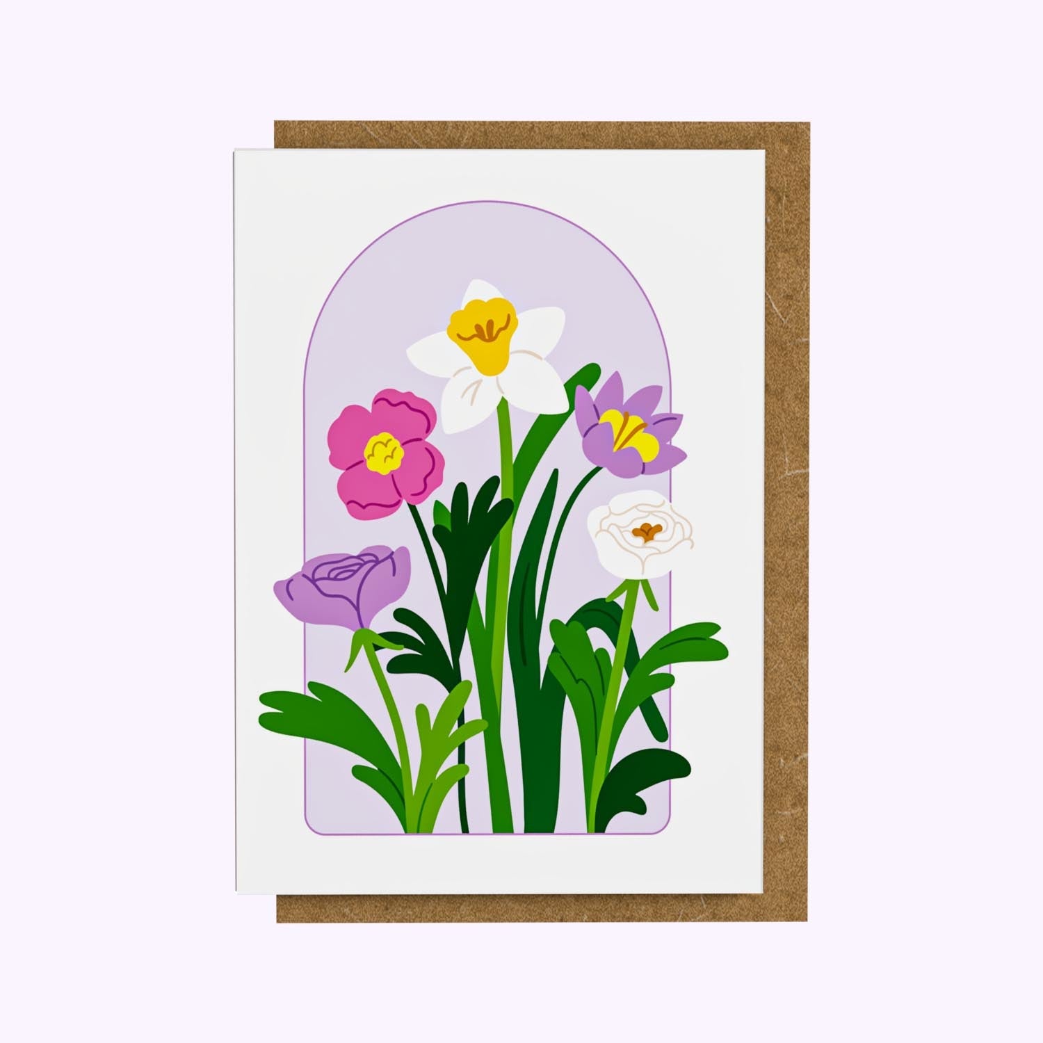 A6 Wild Flowers Greeting Card