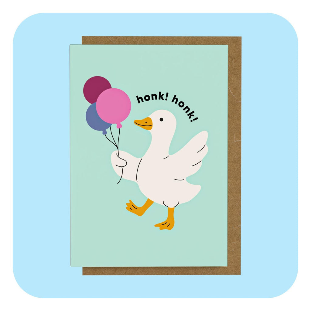 A6 Greeting Card Honk Honk