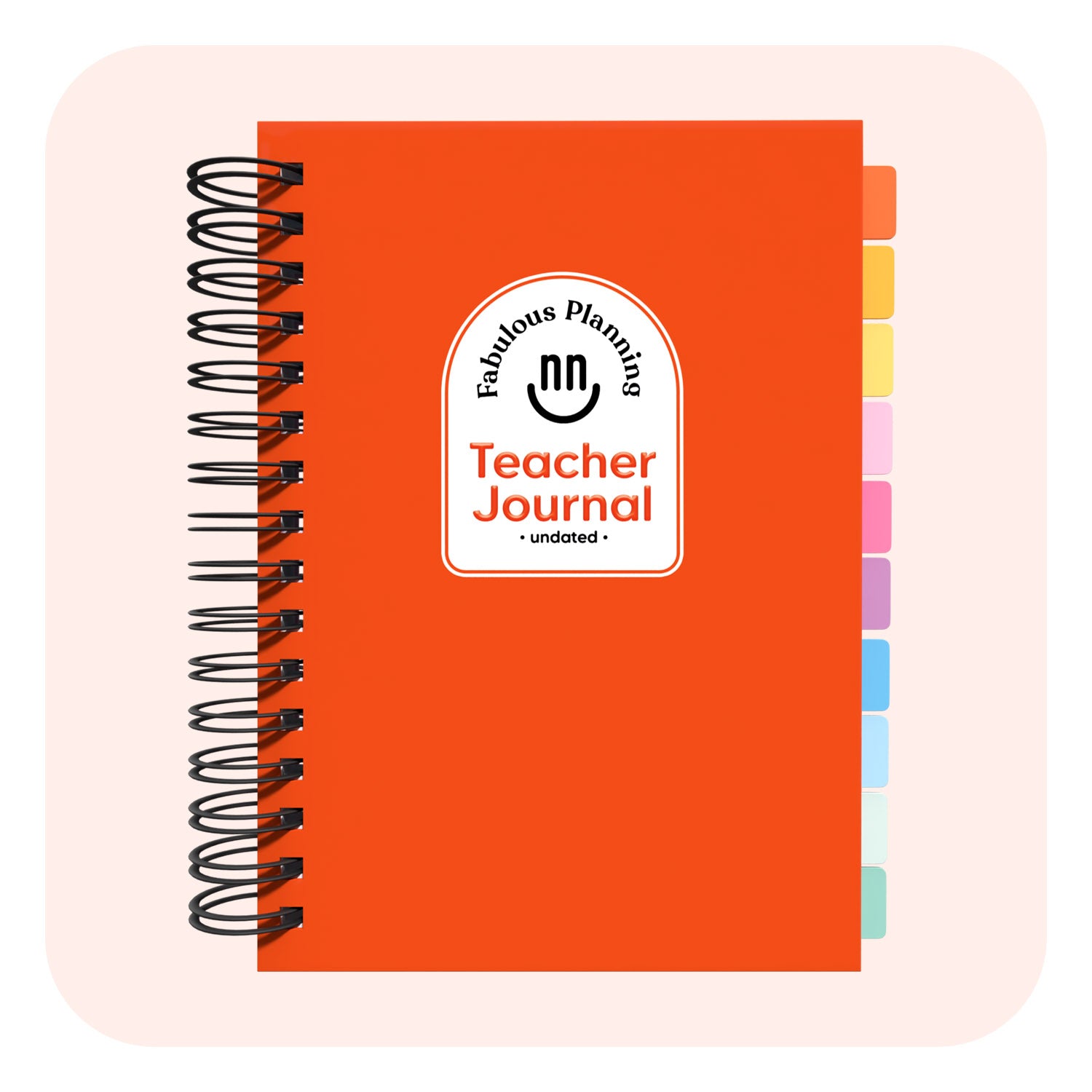 Undated Spiral Teacher Journal