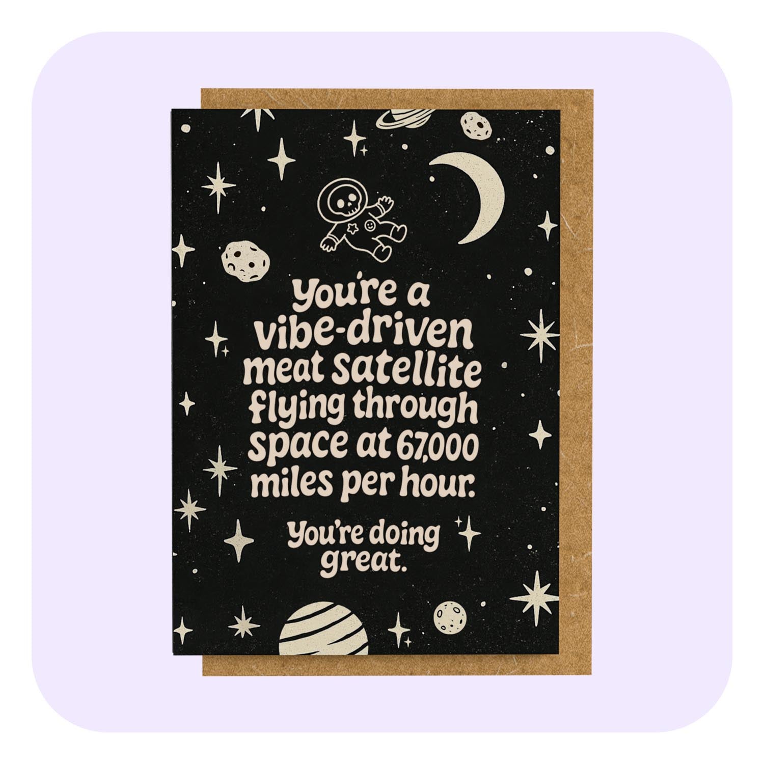 A6 Greeting Card Vibe Satellite