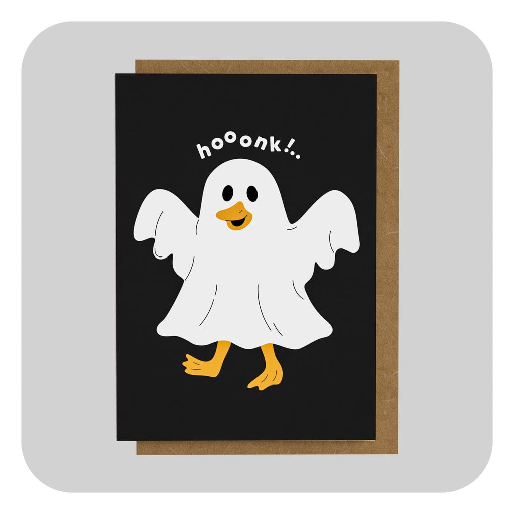 A6 Hooonk Ghost Greeting Card