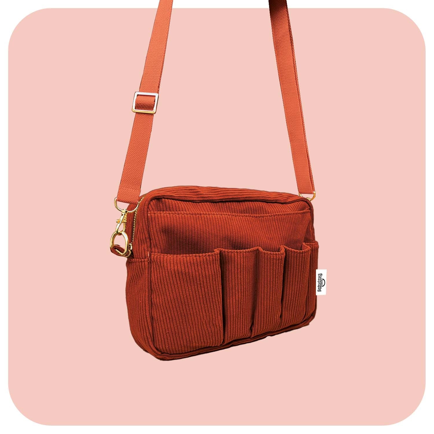 Bits and Bobs Bag in Autumn Corduroy