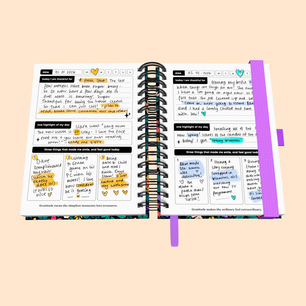 Gratitude Spiral Journal 365 Days