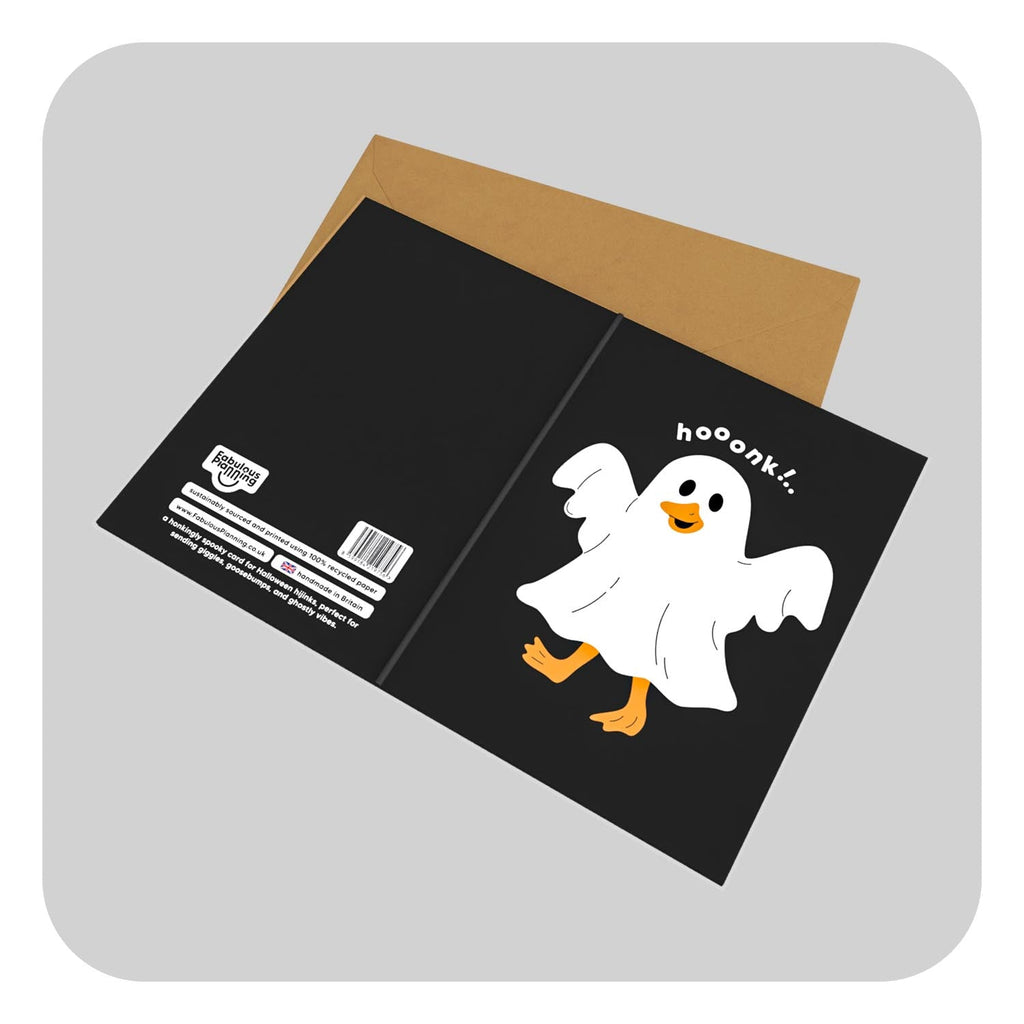 A6 Hooonk Ghost Greeting Card