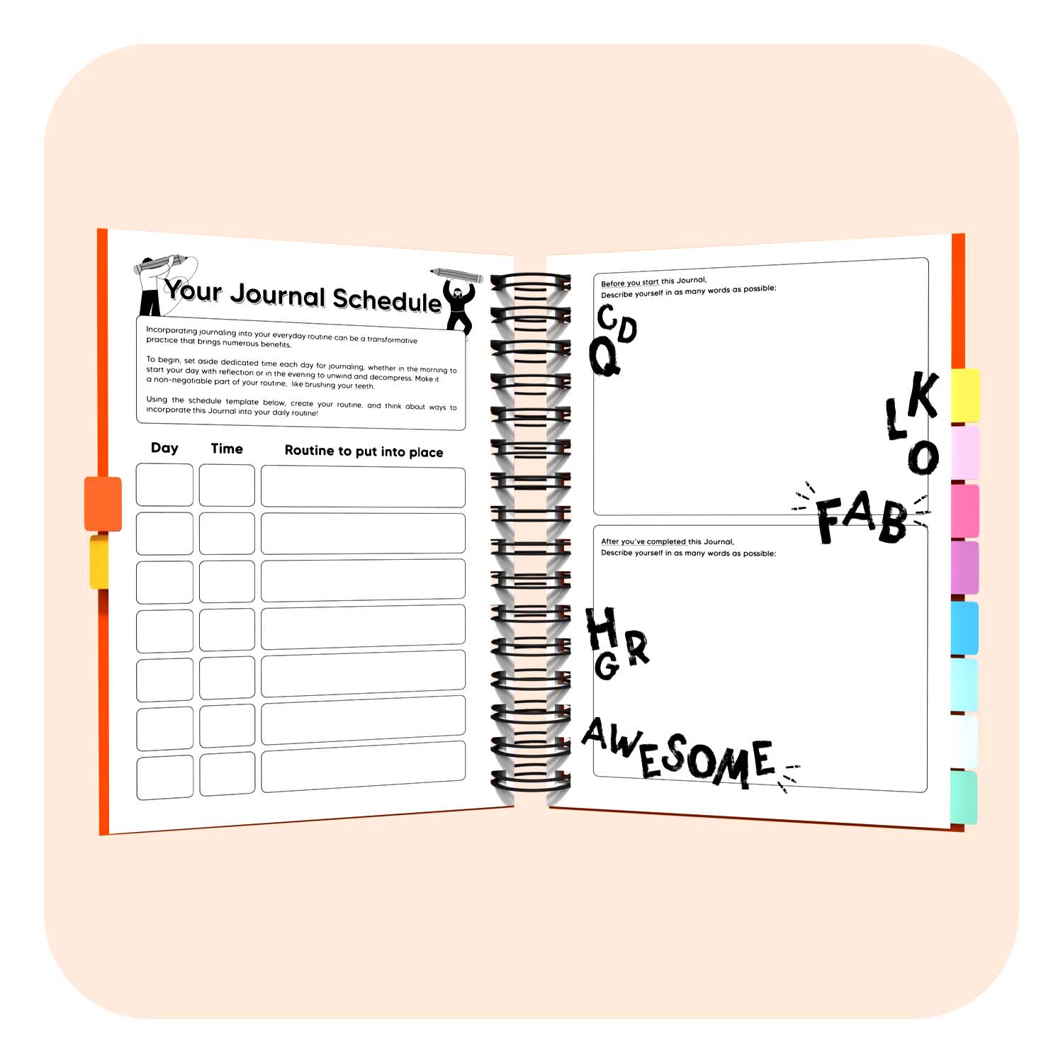 The Daily Question Spiral Journal A5