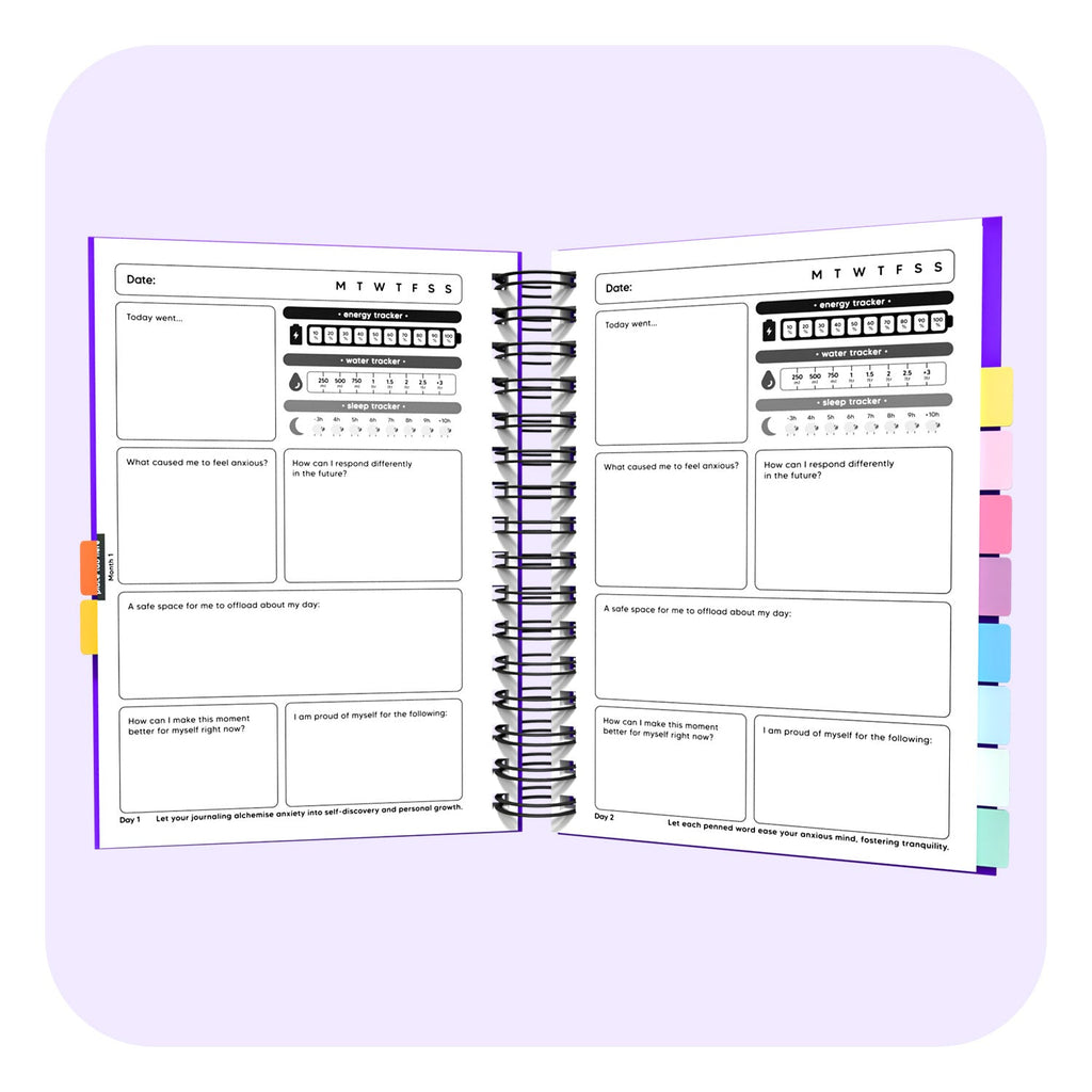 Anxiety Spiral Journal for Daily Reflection