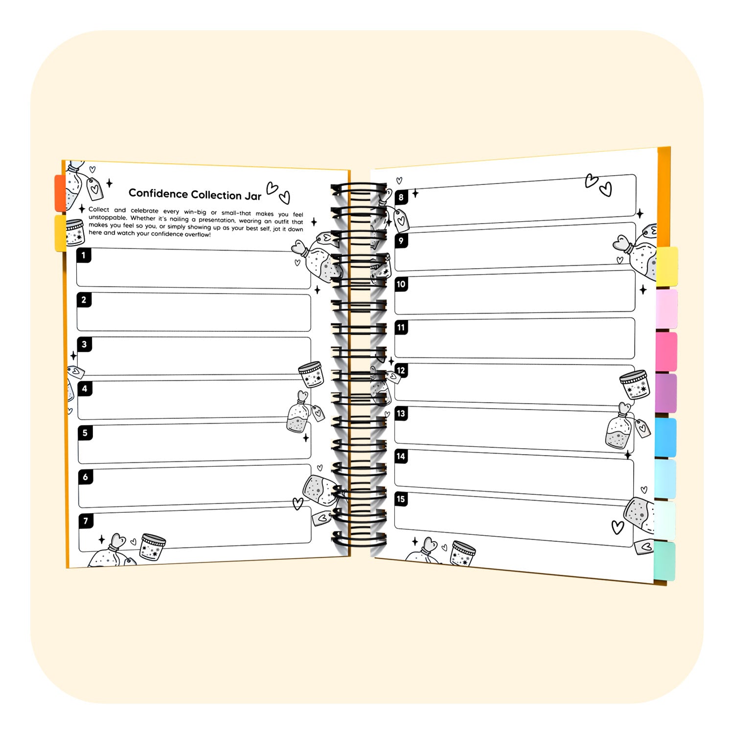 Confidence Spiral Journal A5 Hardback Notebook