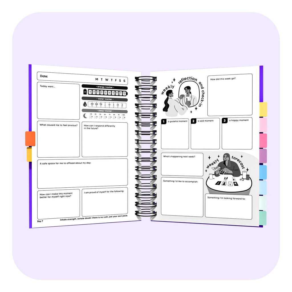 Anxiety Spiral Journal for Daily Reflection