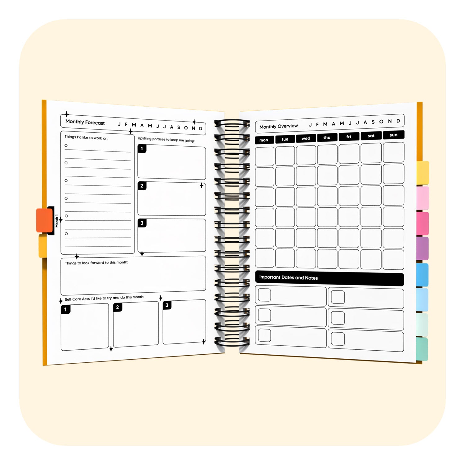 Confidence Spiral Journal A5 Hardback Notebook
