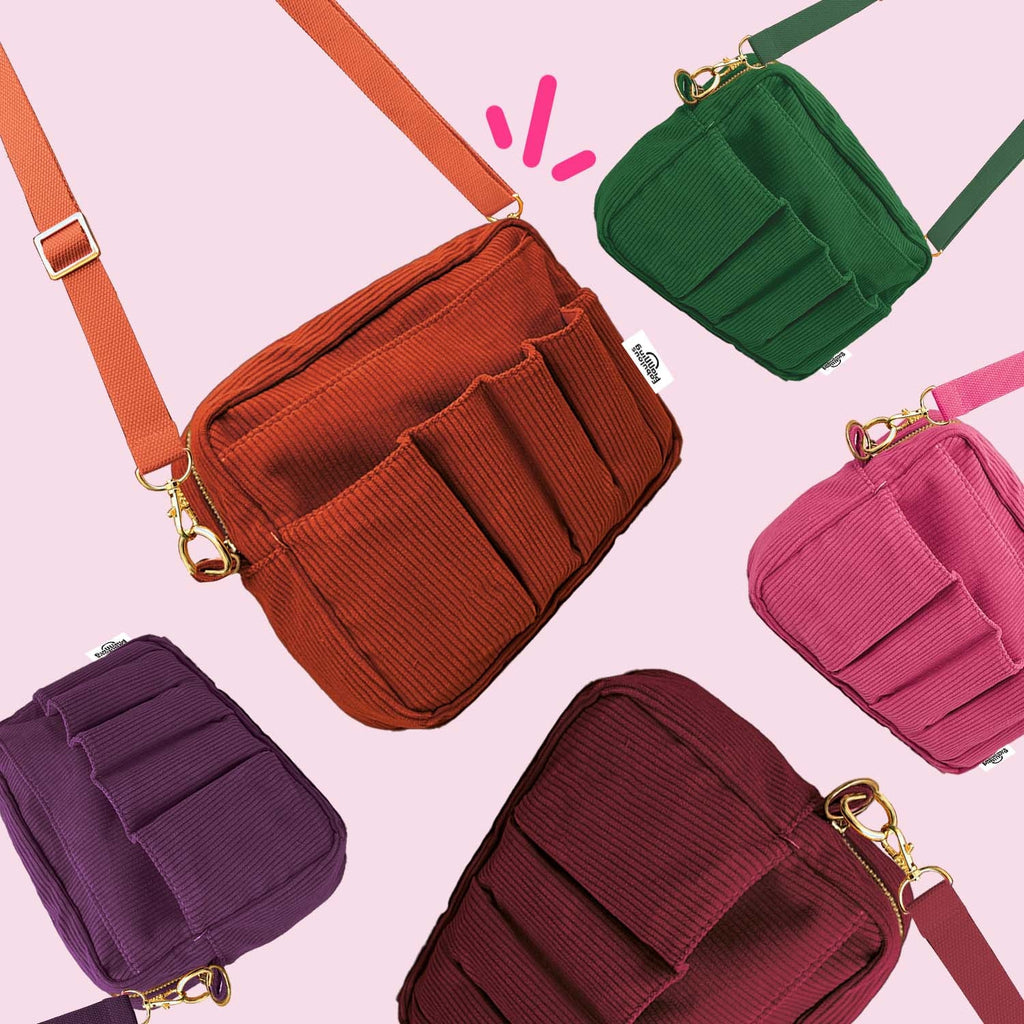 Bits and Bobs Bag in Autumn Corduroy