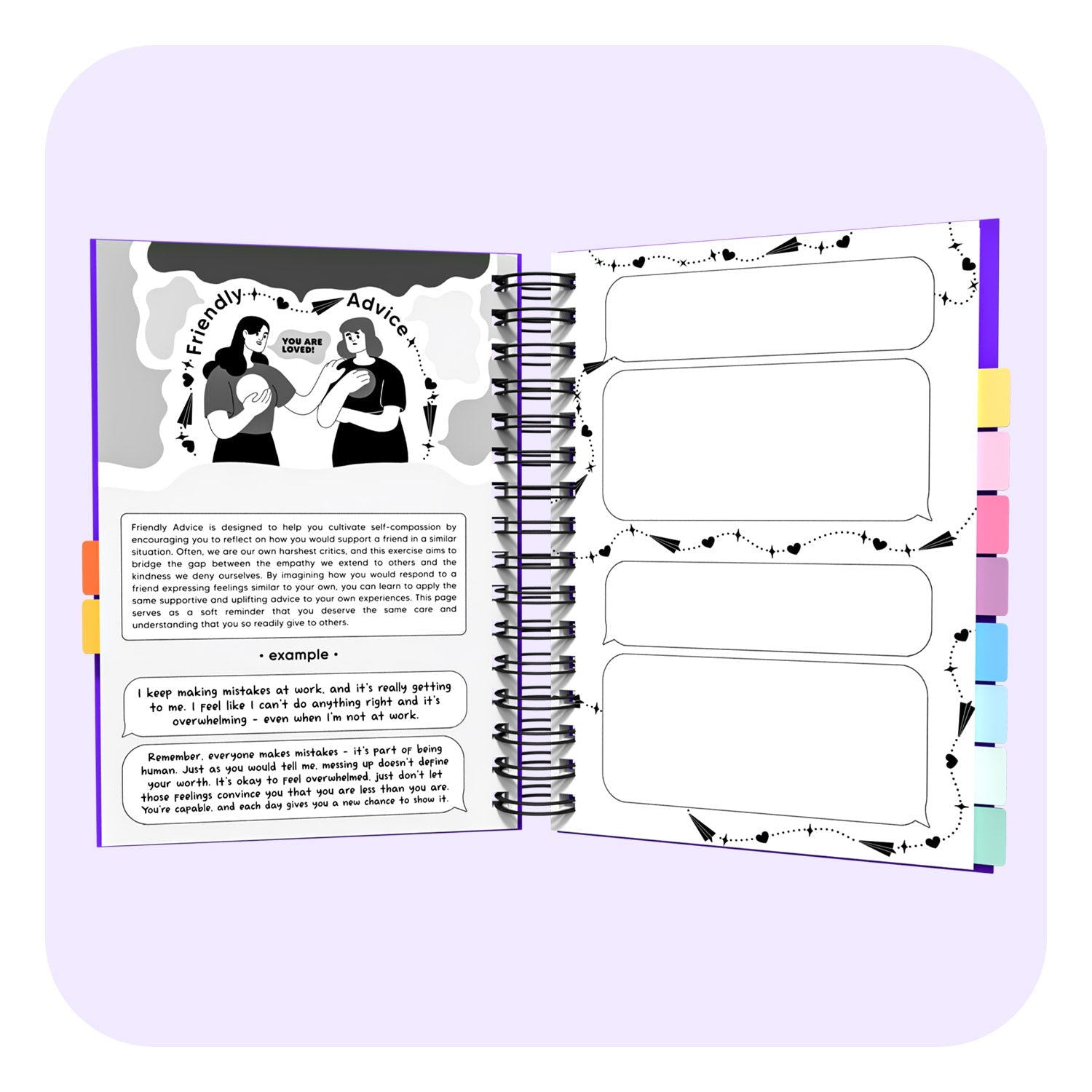 Anxiety Spiral Journal for Daily Reflection