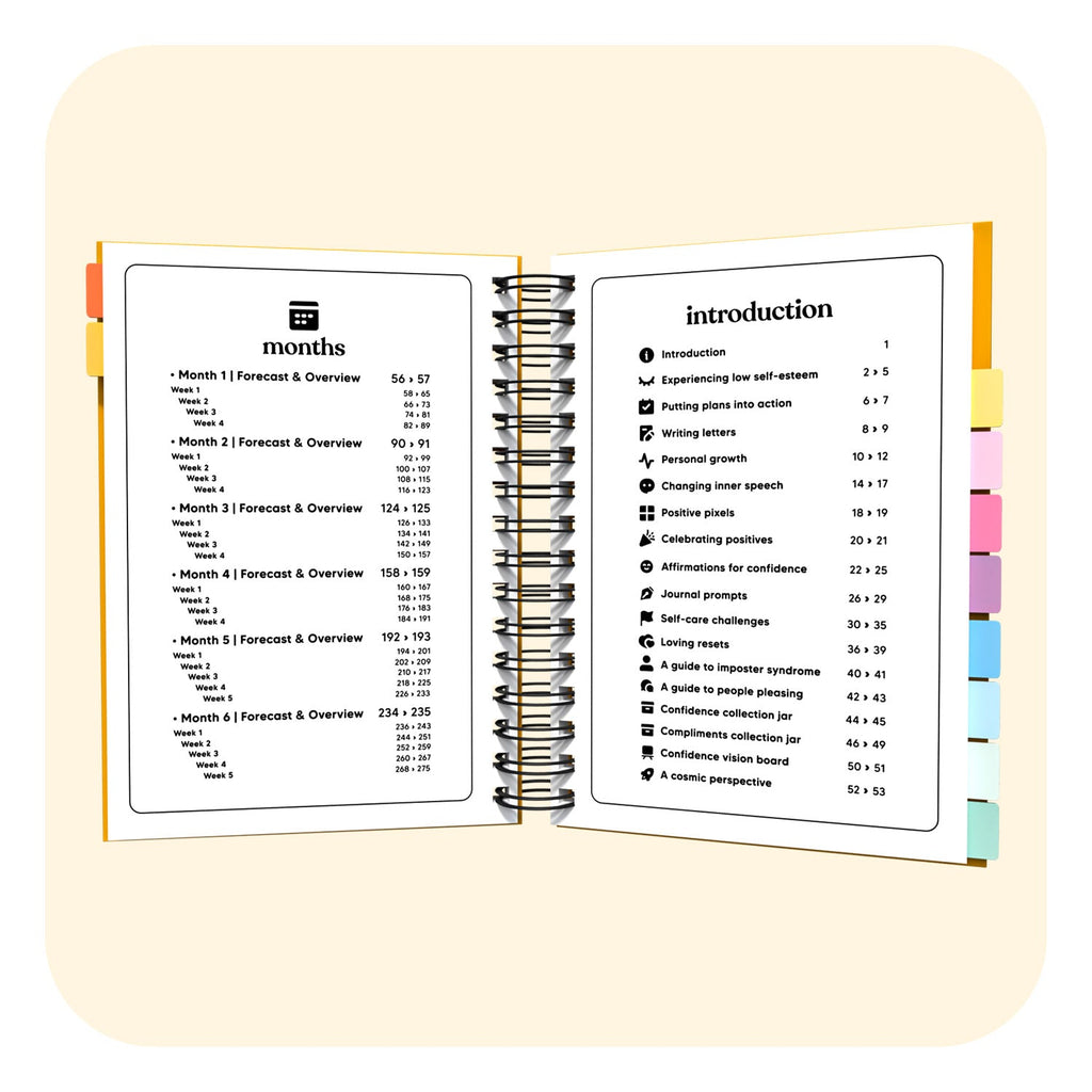 Confidence Spiral Journal A5 Hardback Notebook