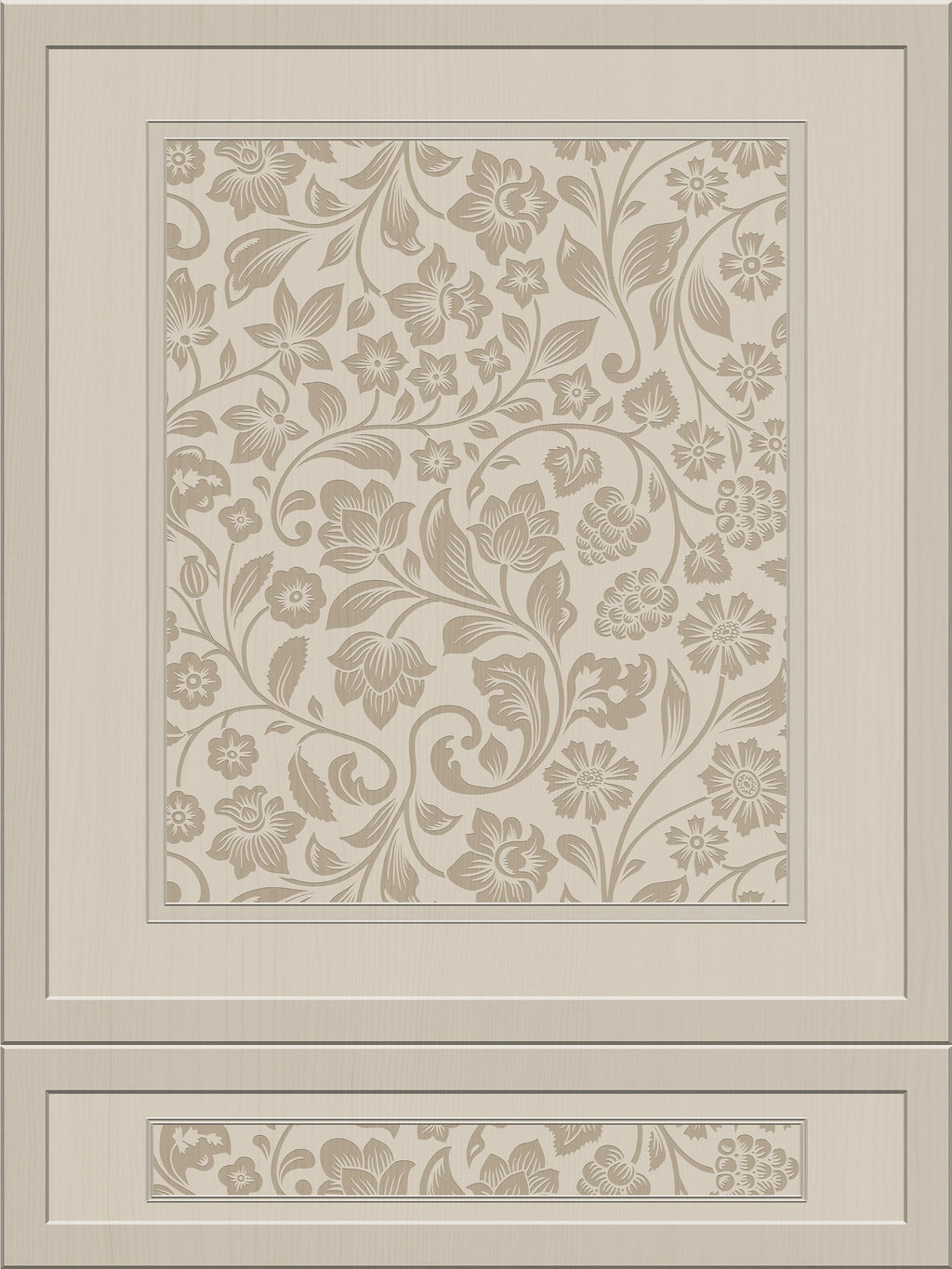 Faux Wood Panelling Wallpaper with 3D Effect