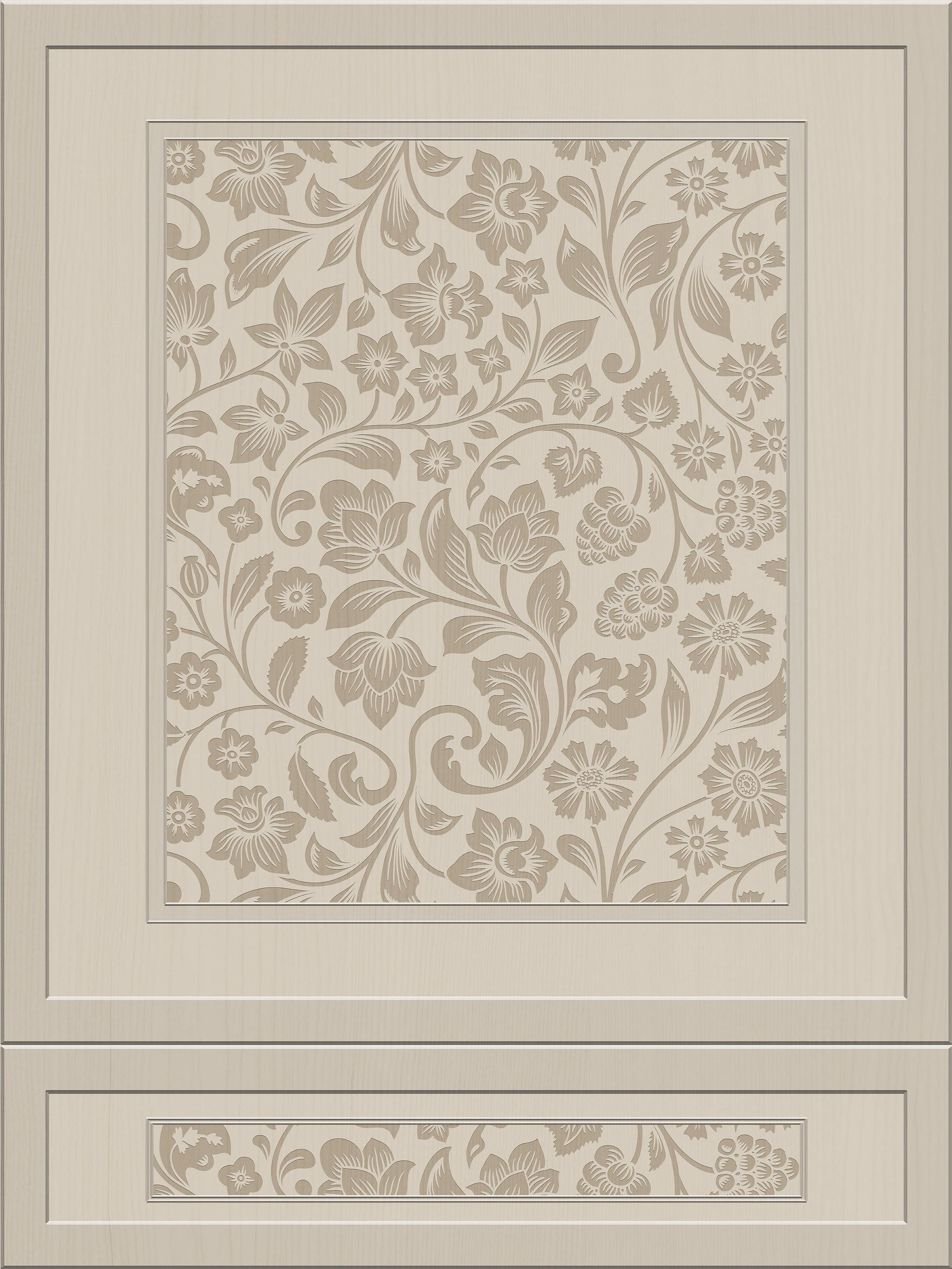Faux Wood Panelling Wallpaper with 3D Effect