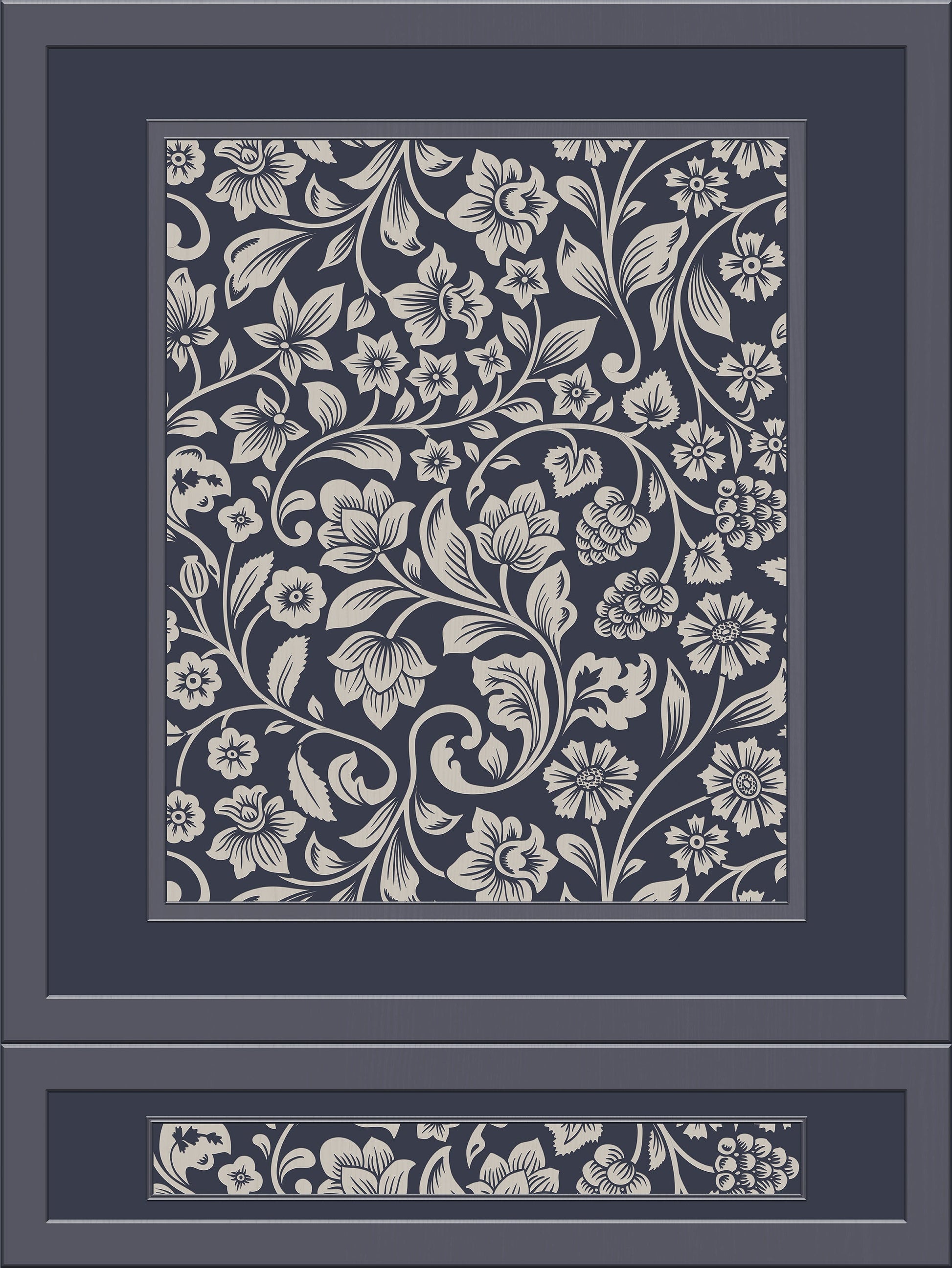 Faux Wood Panelling Wallpaper with 3D Effect