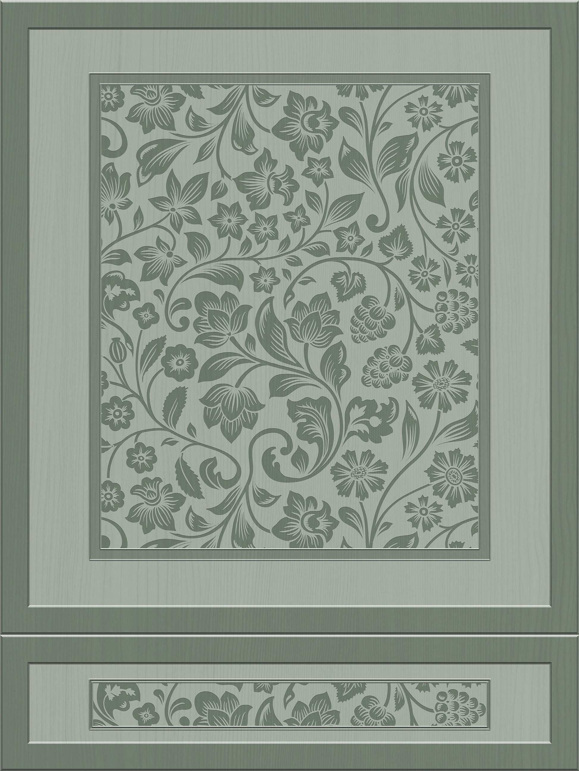 Faux Wood Panelling Wallpaper with 3D Effect