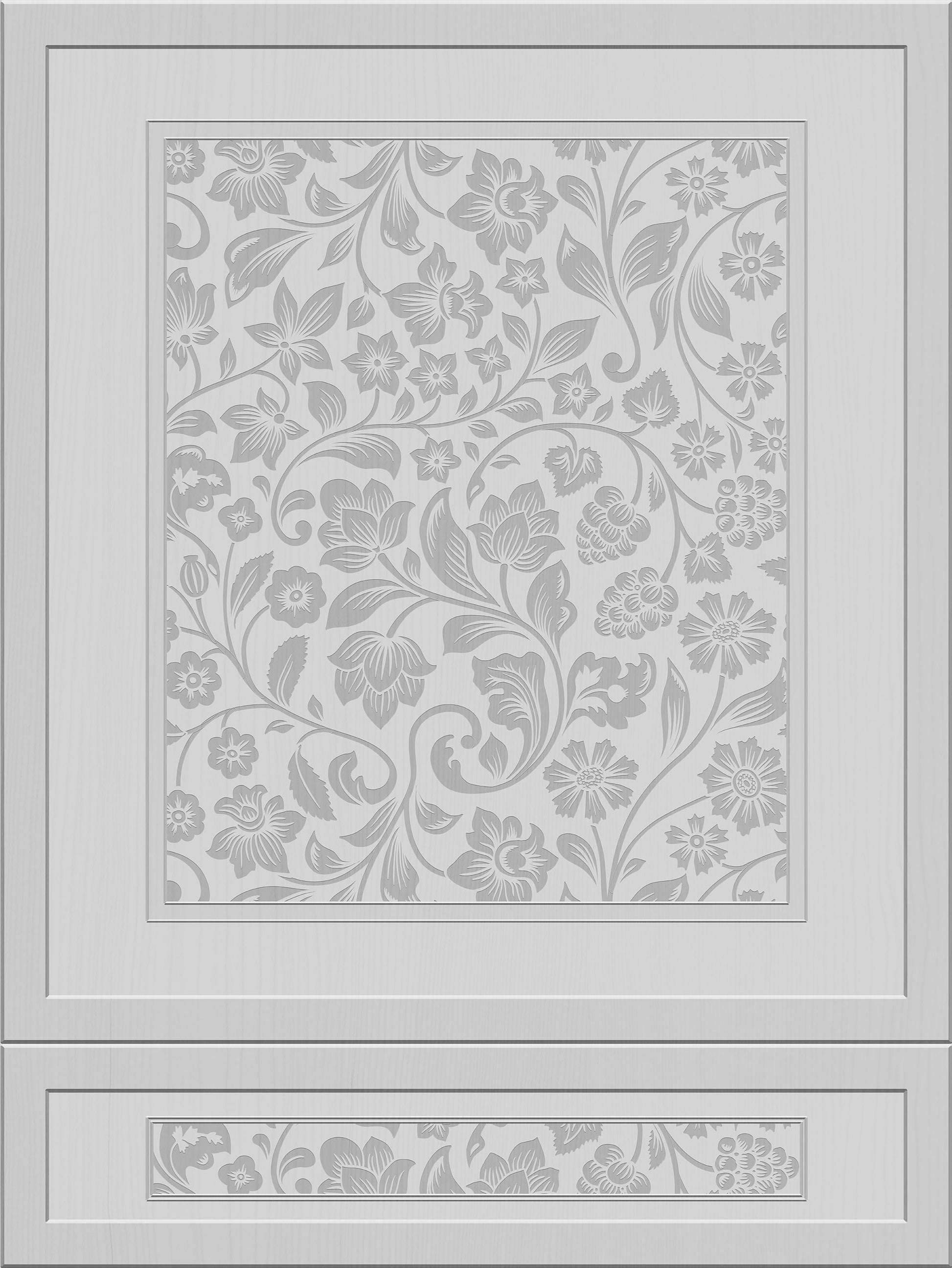 Faux Wood Panelling Wallpaper with 3D Effect