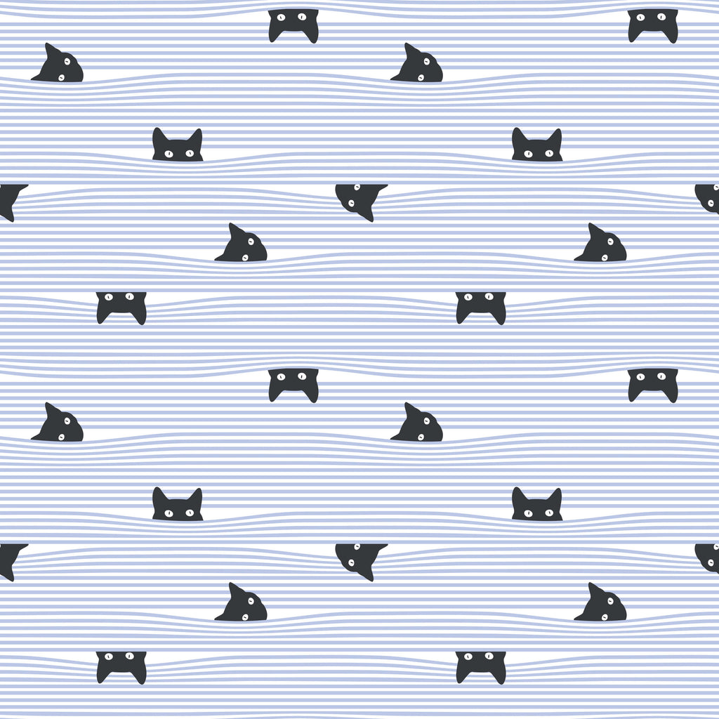 Peeping Cat Wallpaper