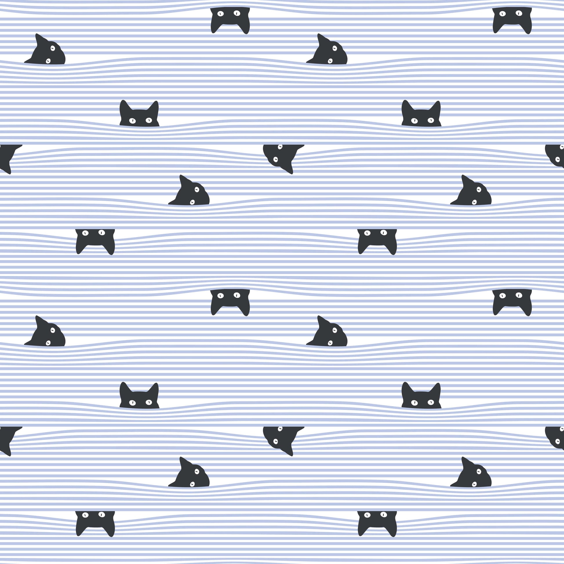 Peeping Cat Wallpaper