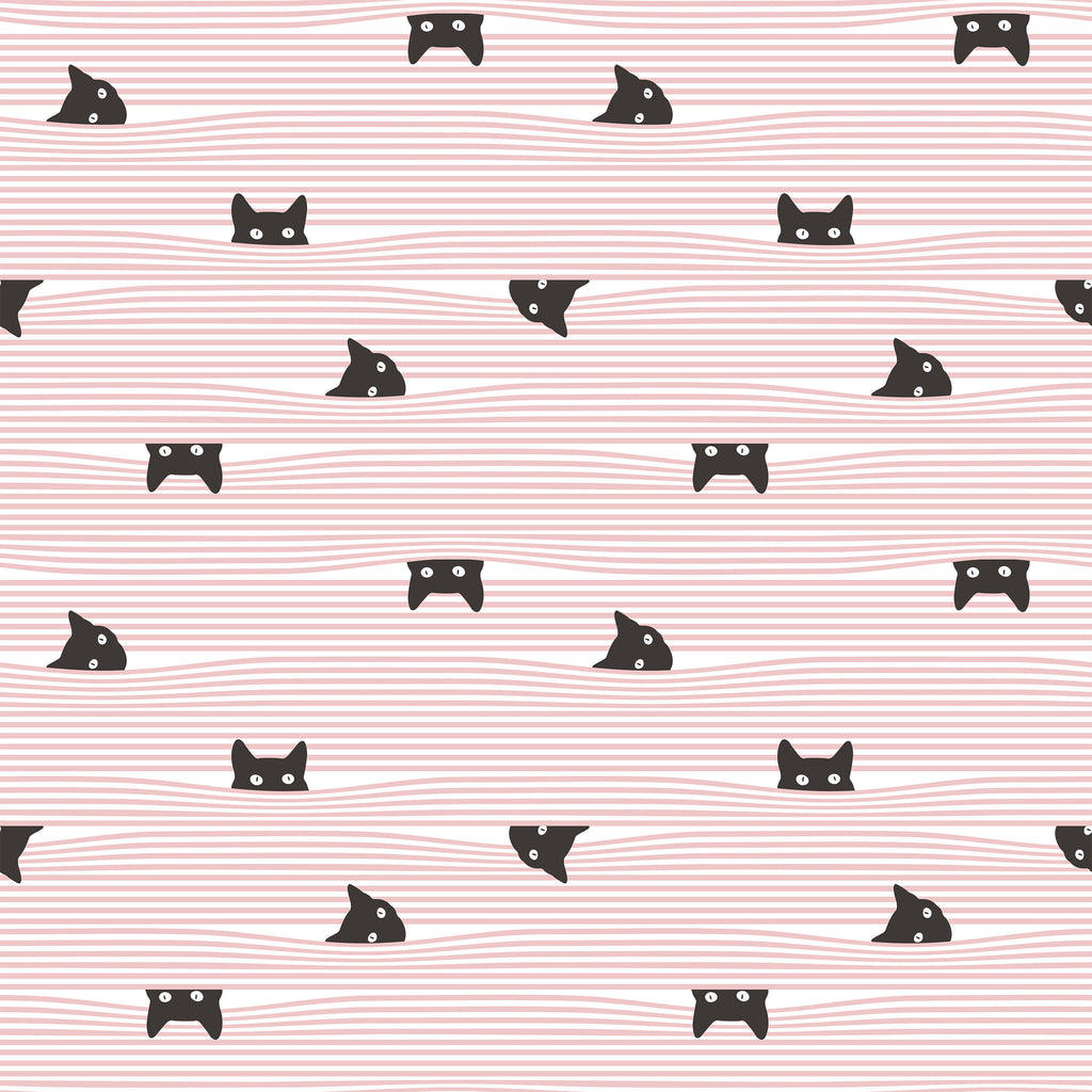 Peeping Cat Wallpaper