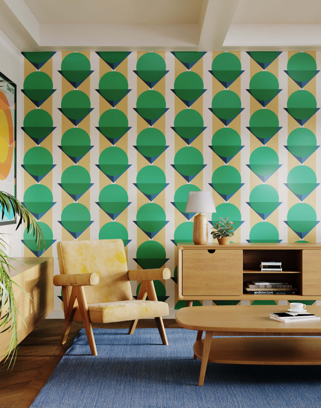 Gelato Geometric Wallpaper