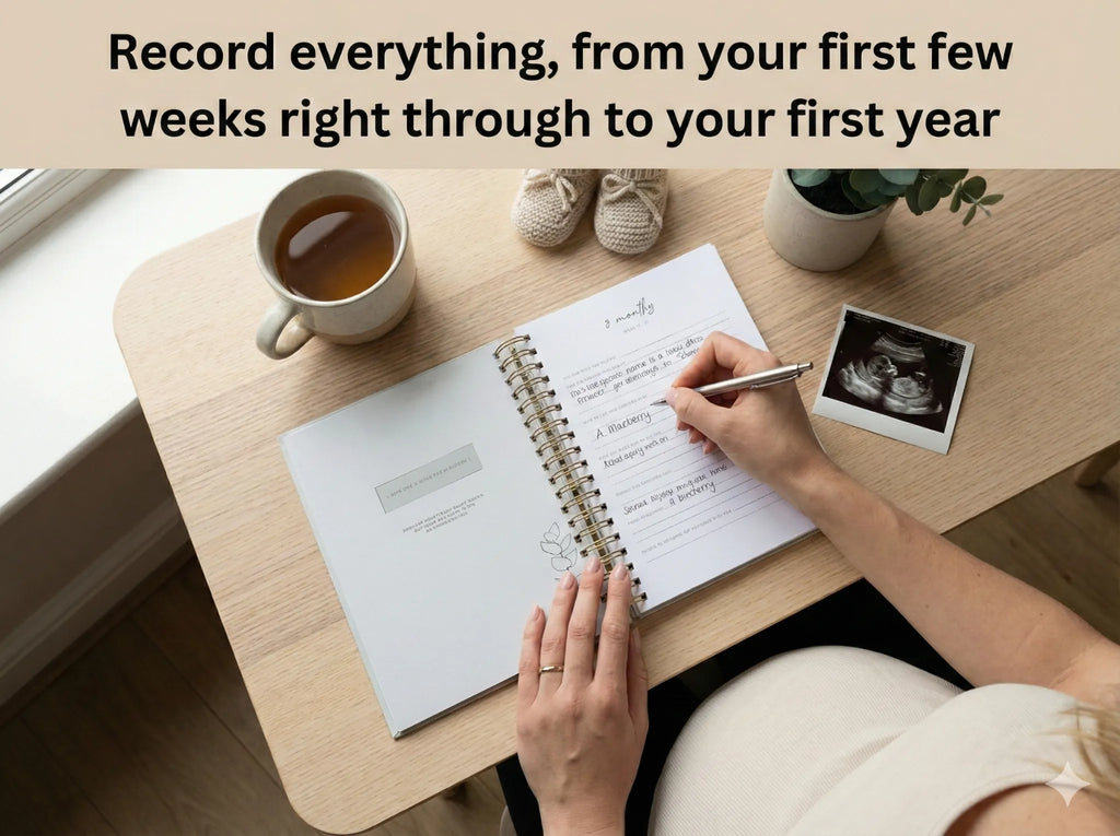 Pregnancy Memory Book and Journal for First Time Moms