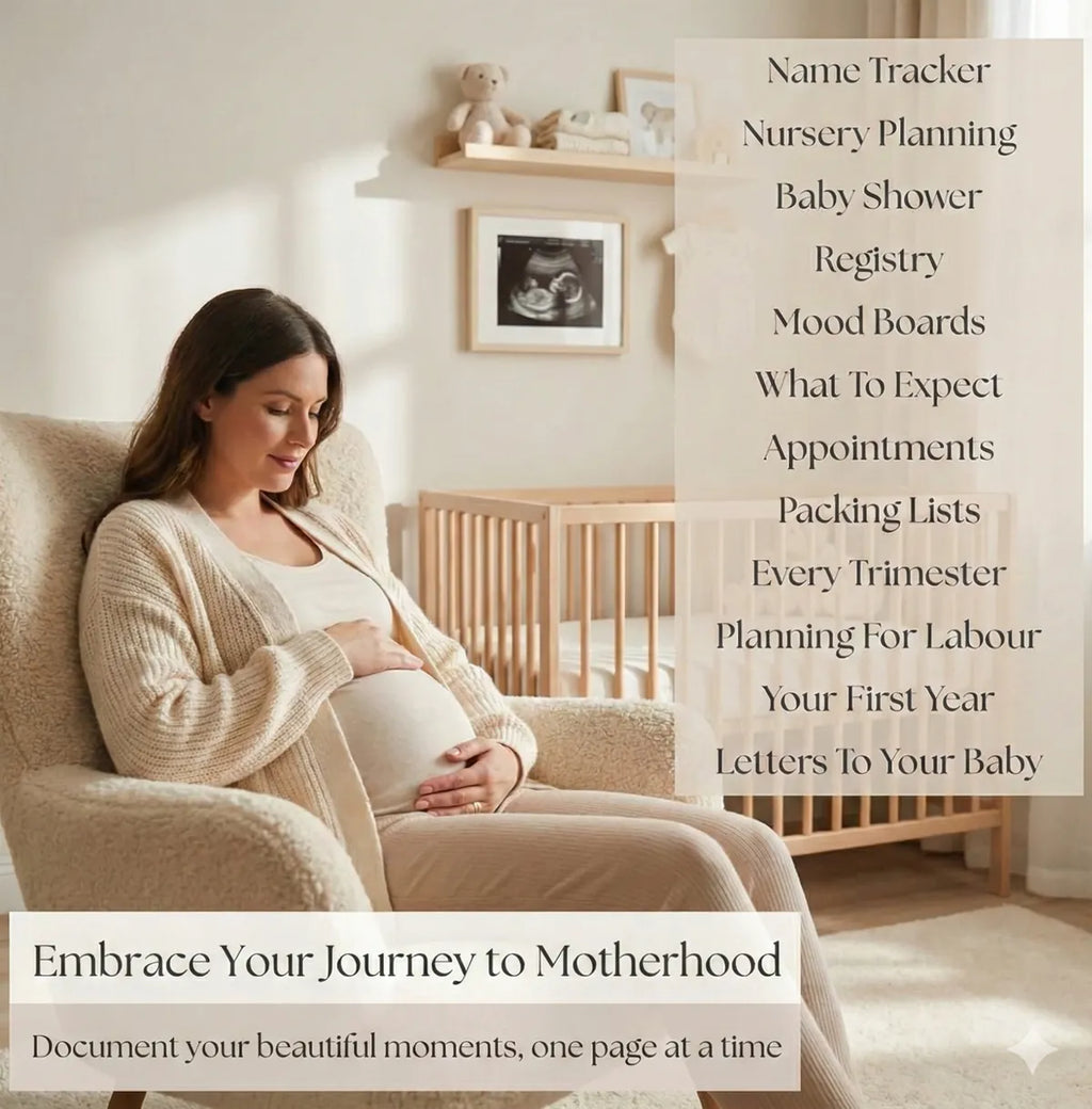 Pregnancy Memory Book and Journal for First Time Moms