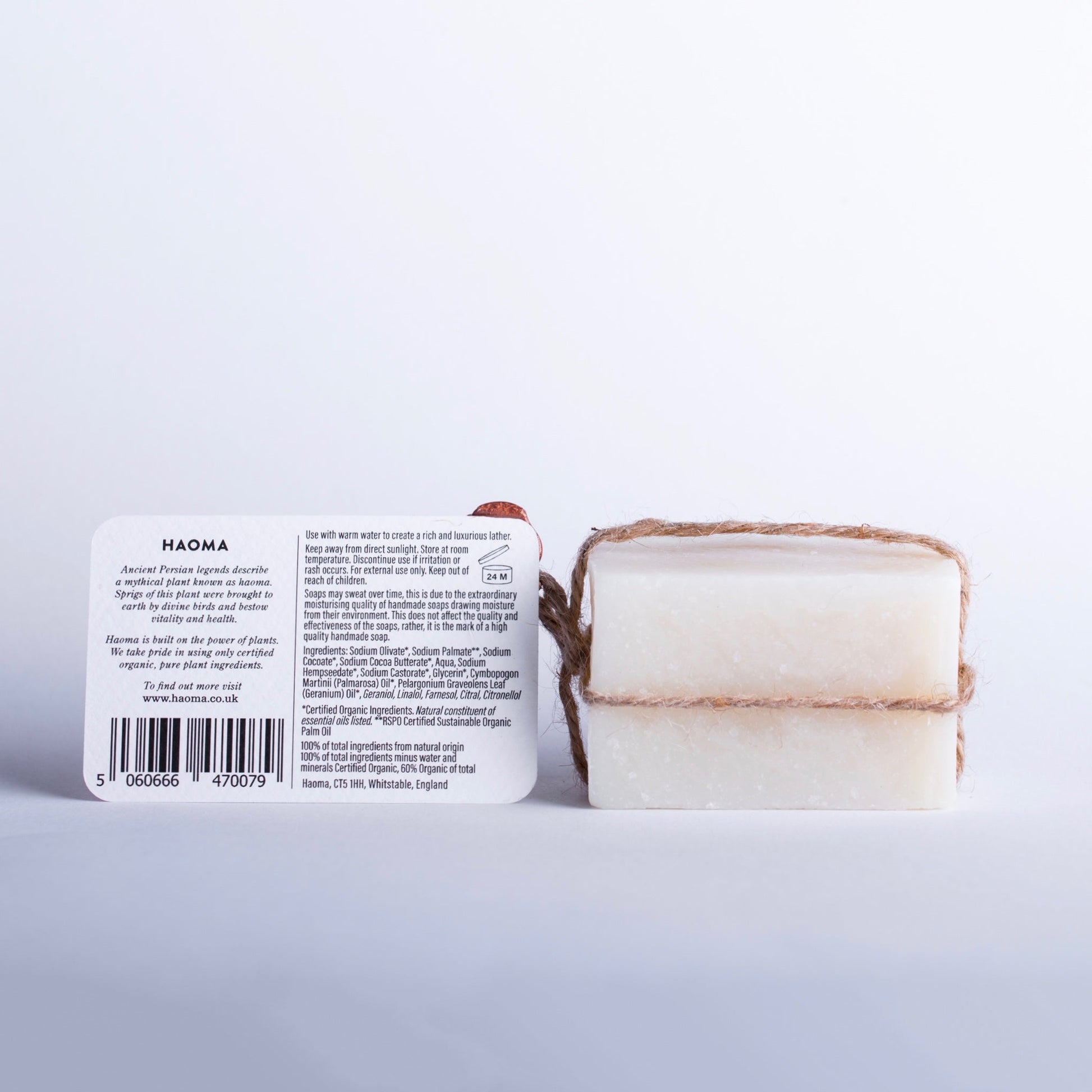 Handmade Geranium and Palmarosa Soap