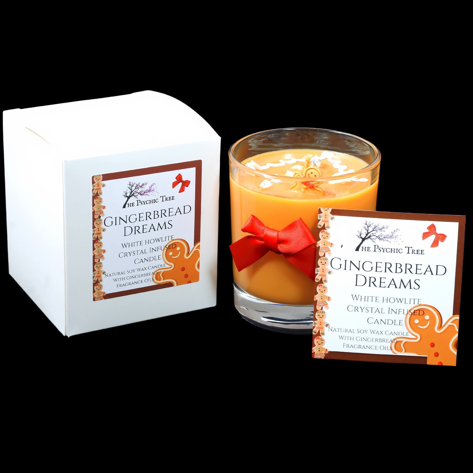 Gingerbread Dreams Crystal Infused Scented Candle