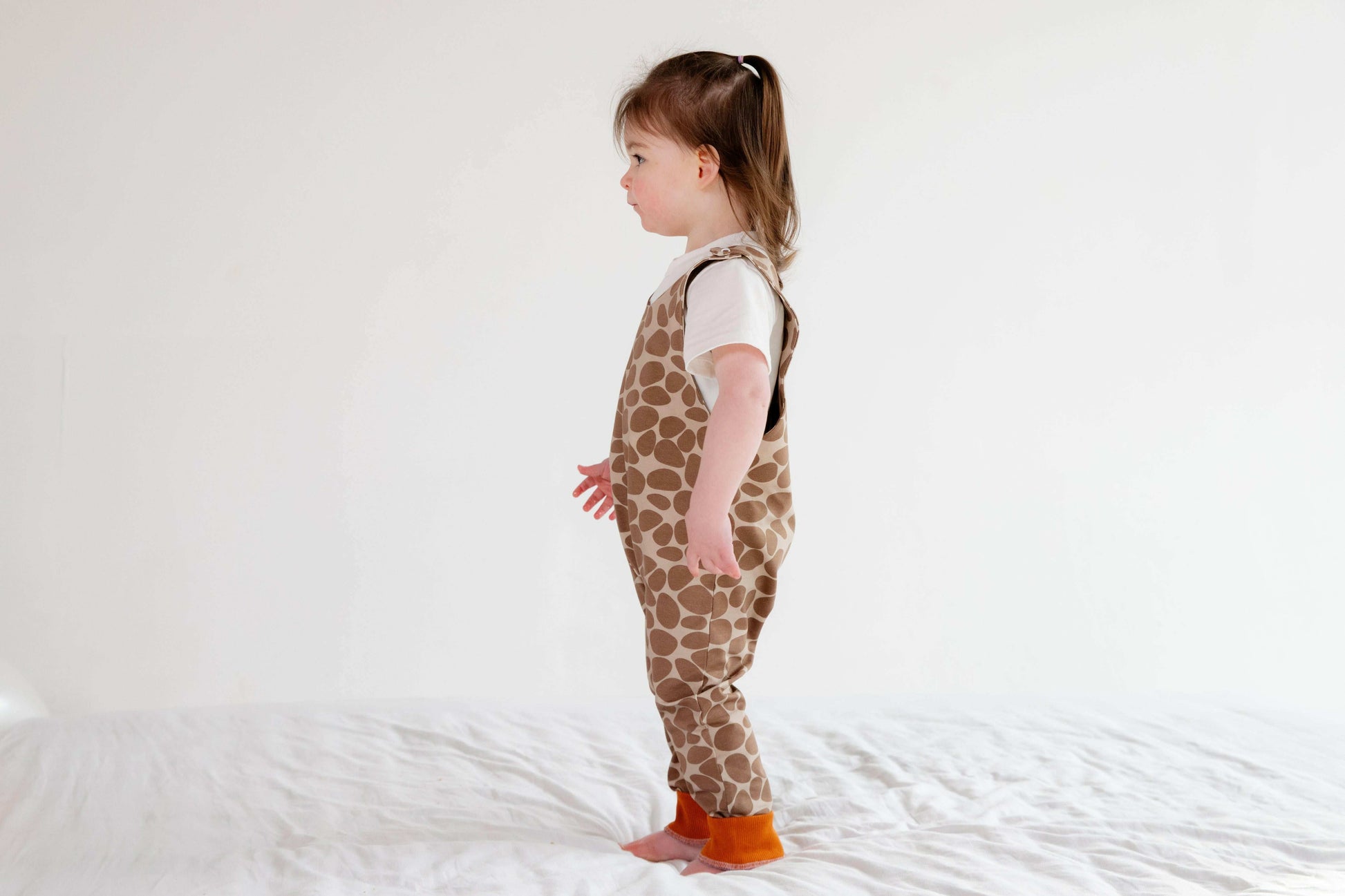 Giraffe Print Animal Romper for Kids