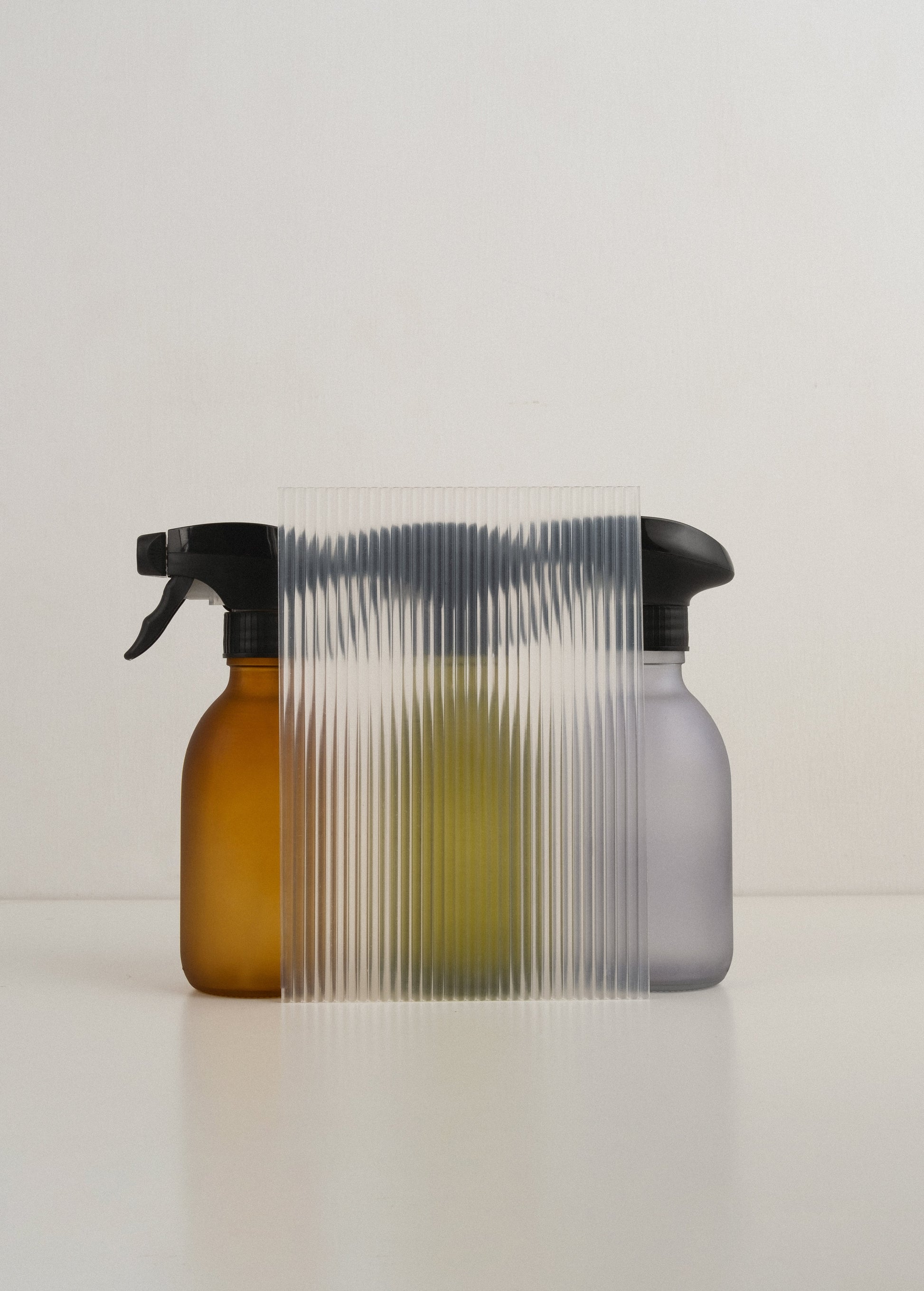 Green Glass Spray Bottle