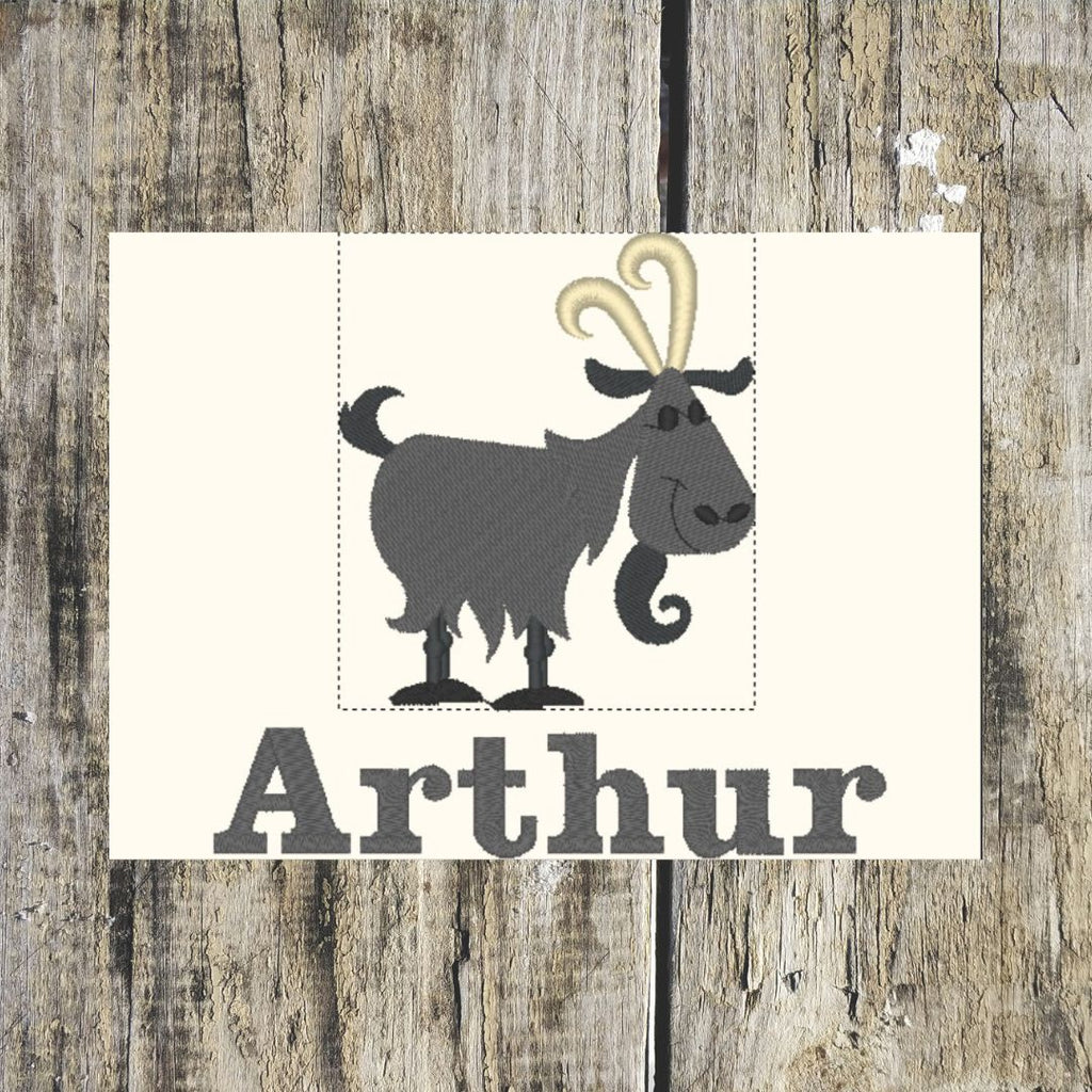 Personalised Goat Towels