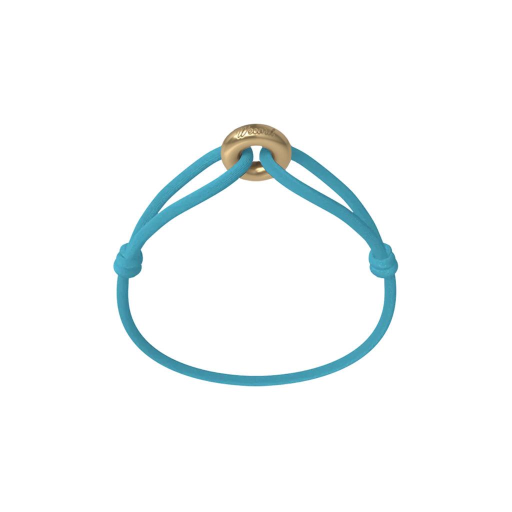 Golden Cord Bracelet Handcrafted in Sterling Silver