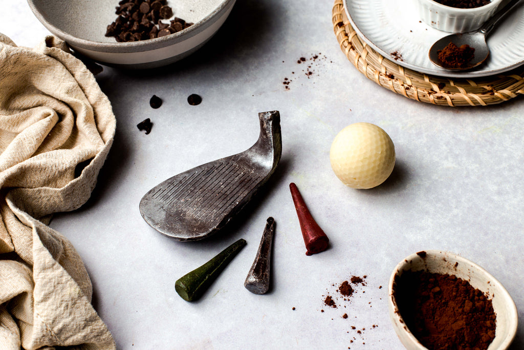 Chocolate Golf Gift Set with Club Ball and Tees