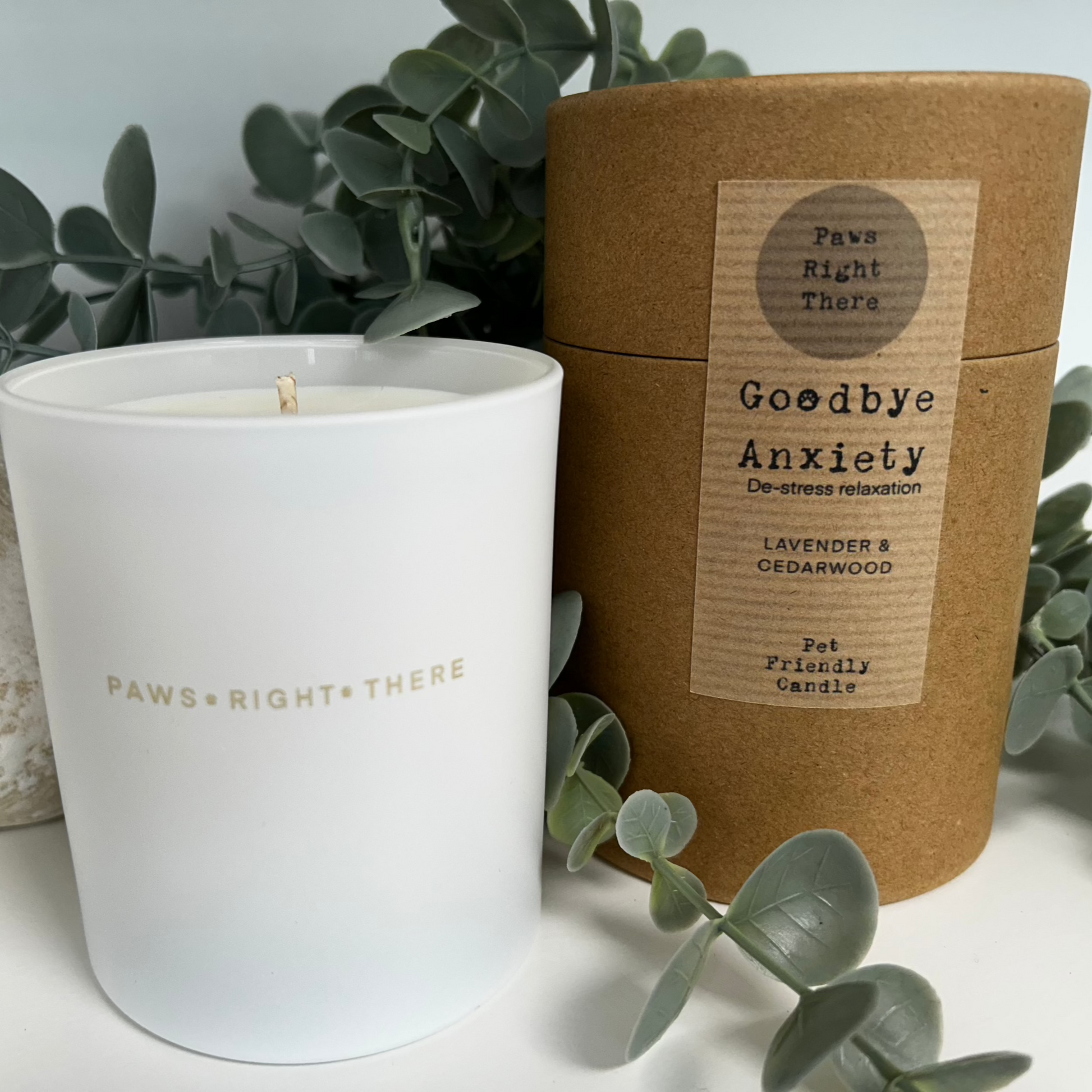 Goodbye Anxiety Lavender and Cedarwood Clean Burn Candle